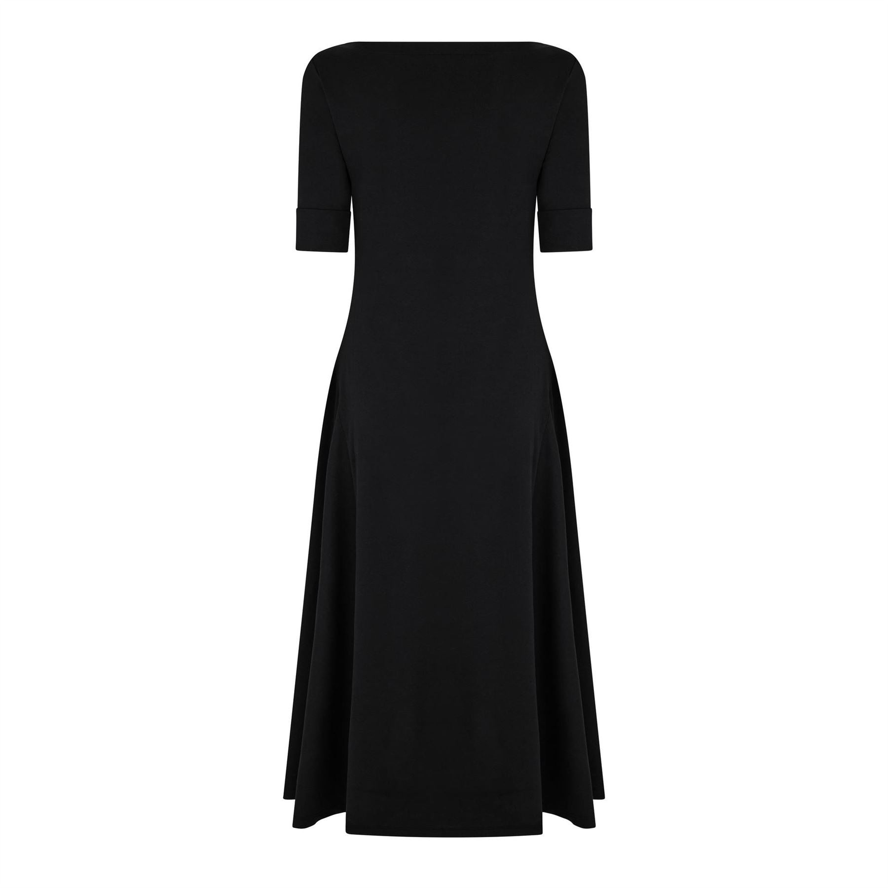 Lauren by Ralph Lauren Boat Neck Jersey Midi Dress