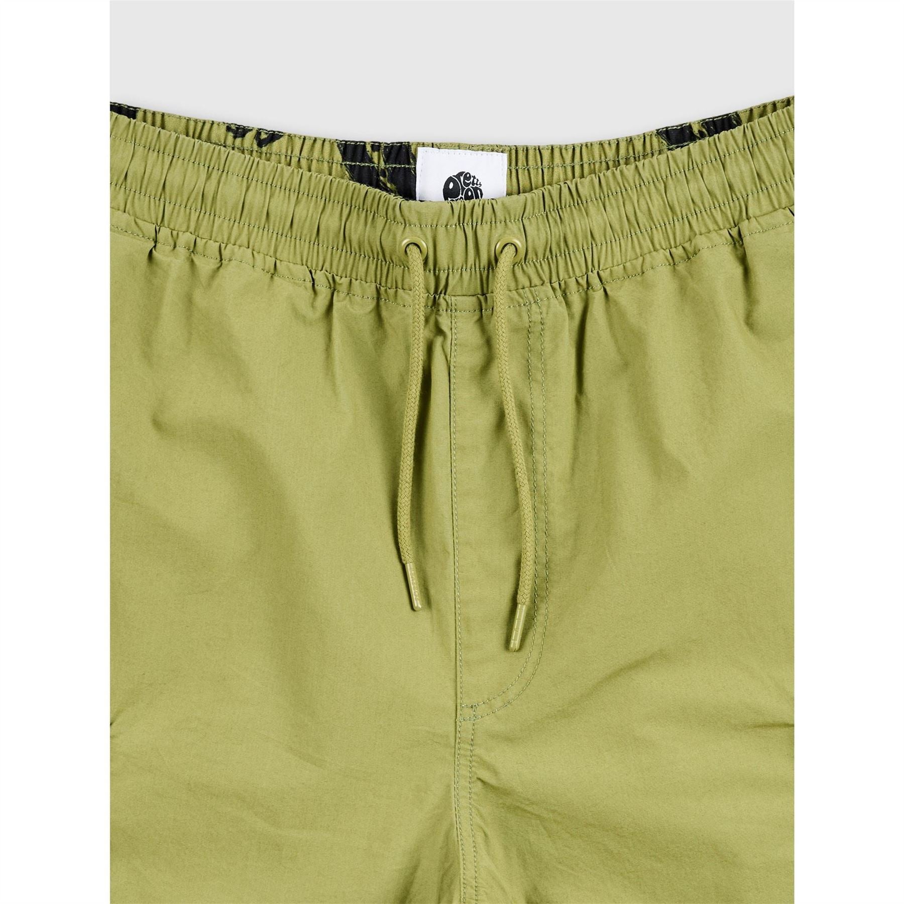 Pretty Green Stamford Cargo Solid Patterned Shorts
