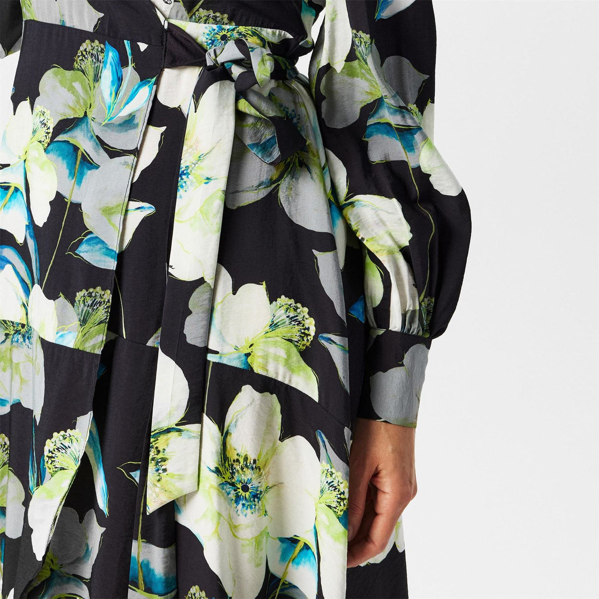 Biba Printed Wrap Dress
