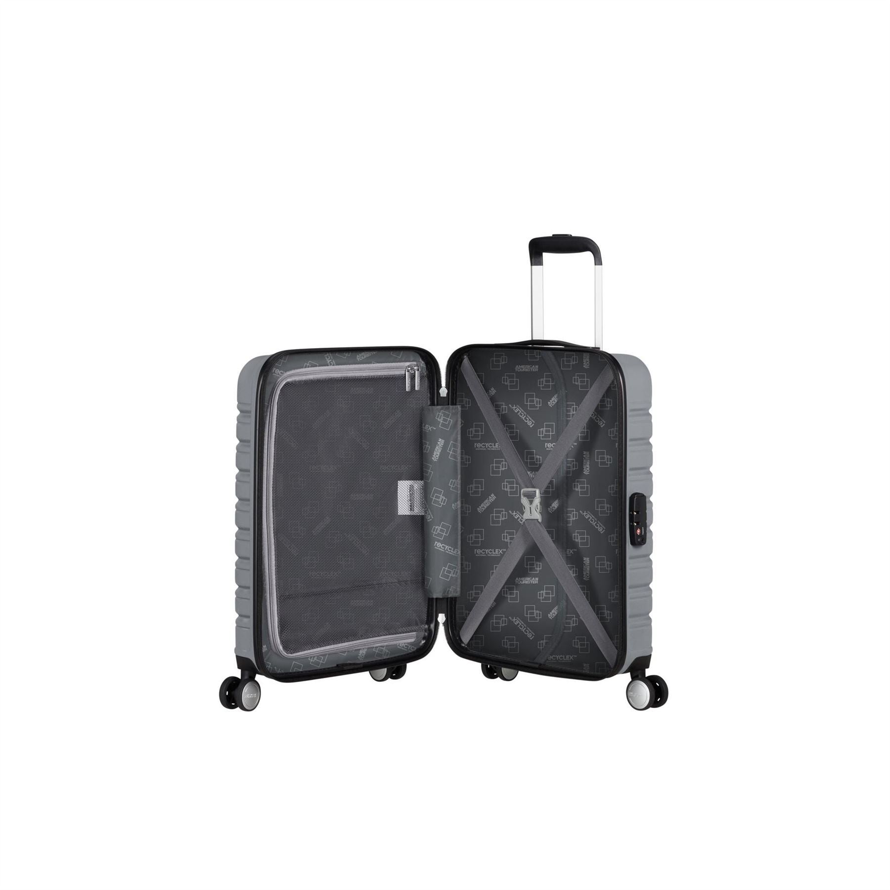 American Tourister Spinner 55x40x20cm Tsa Cabin Hard Suitcase