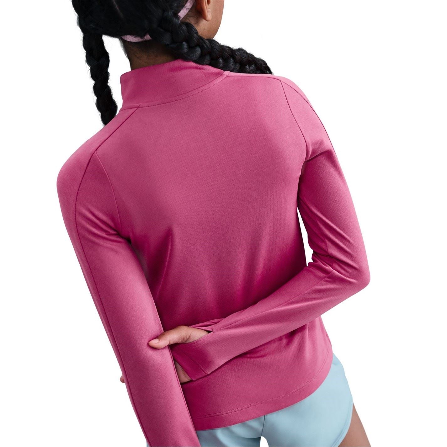 Nike Older Girls Dri Fit Long Sleeve Half Zip