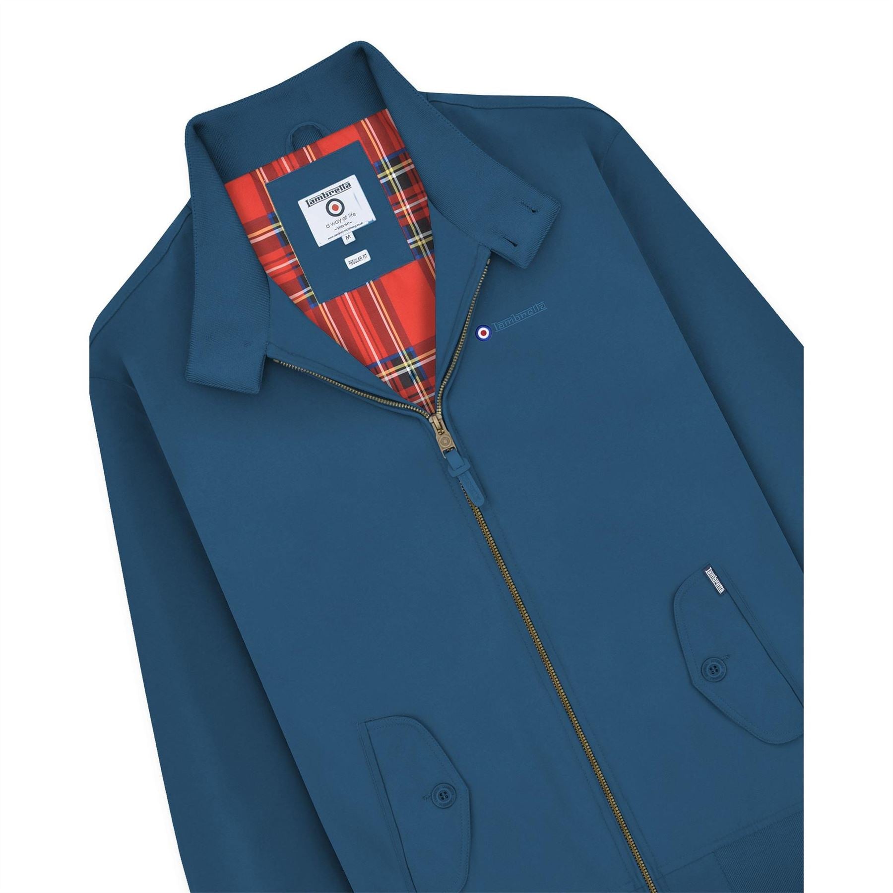 Lambretta Harrington Jacket with Ribbed Cuff and Bomber Collar