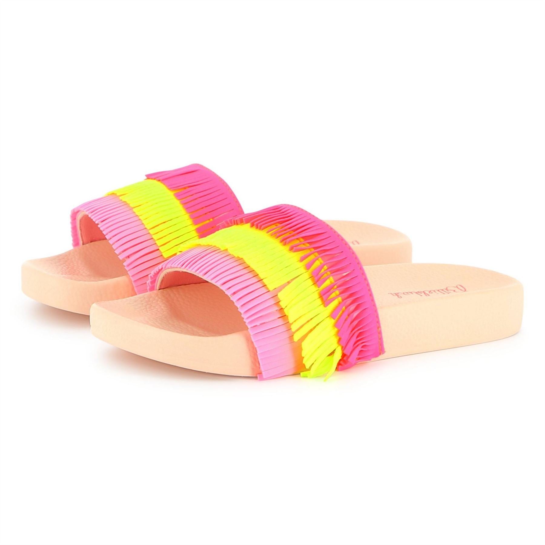 Billieblush Fringed Sliders