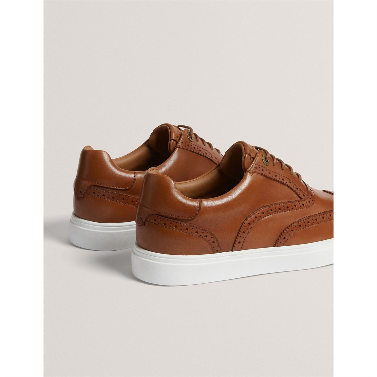 Ted Baker Brogue Leather Platform Trainers