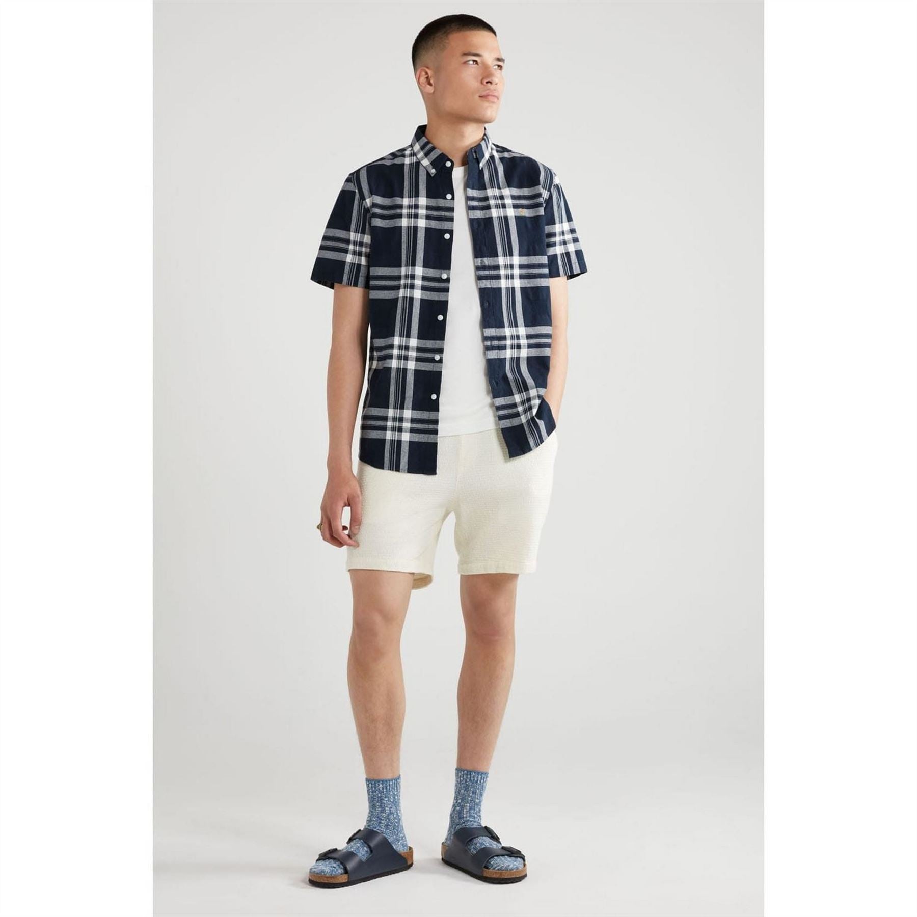 Farah Kele Bold Check Short Sleeve Shirt