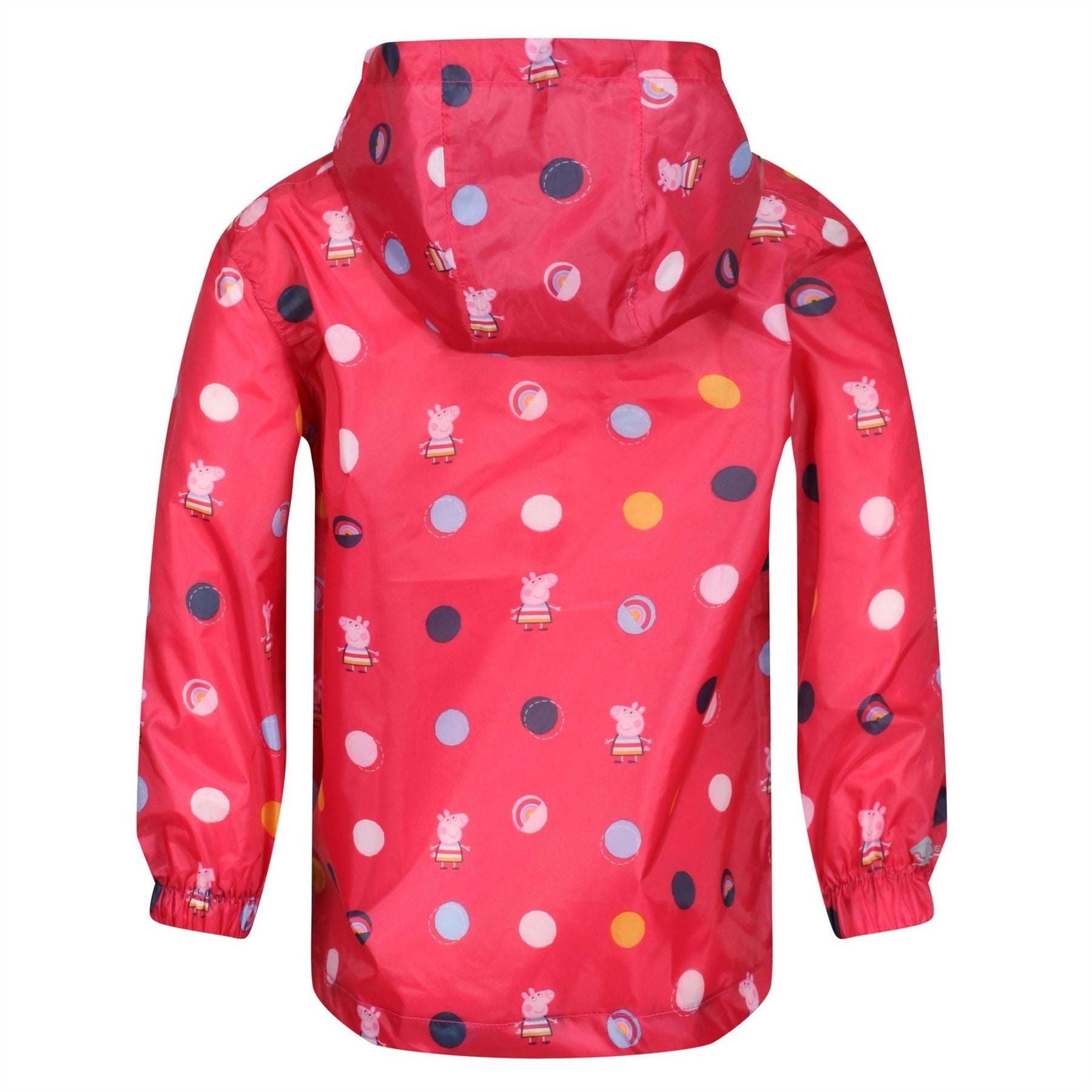 Regatta Pepa Hooded Rain Jacket with Elasticated Cuff