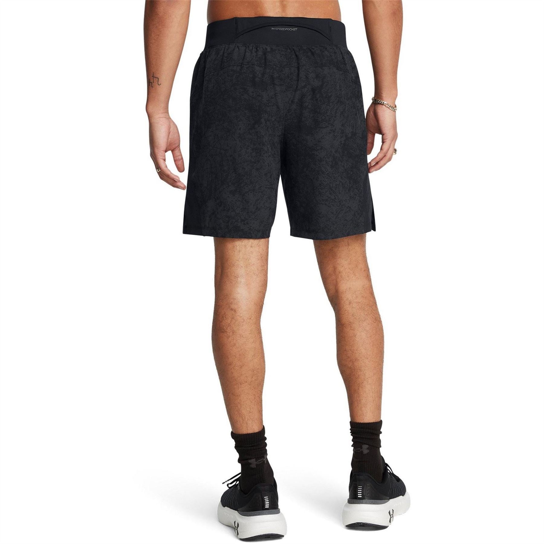 Under Armour Mens Armour Ua Launch Pro 7 Printed Shorts Running Shorts