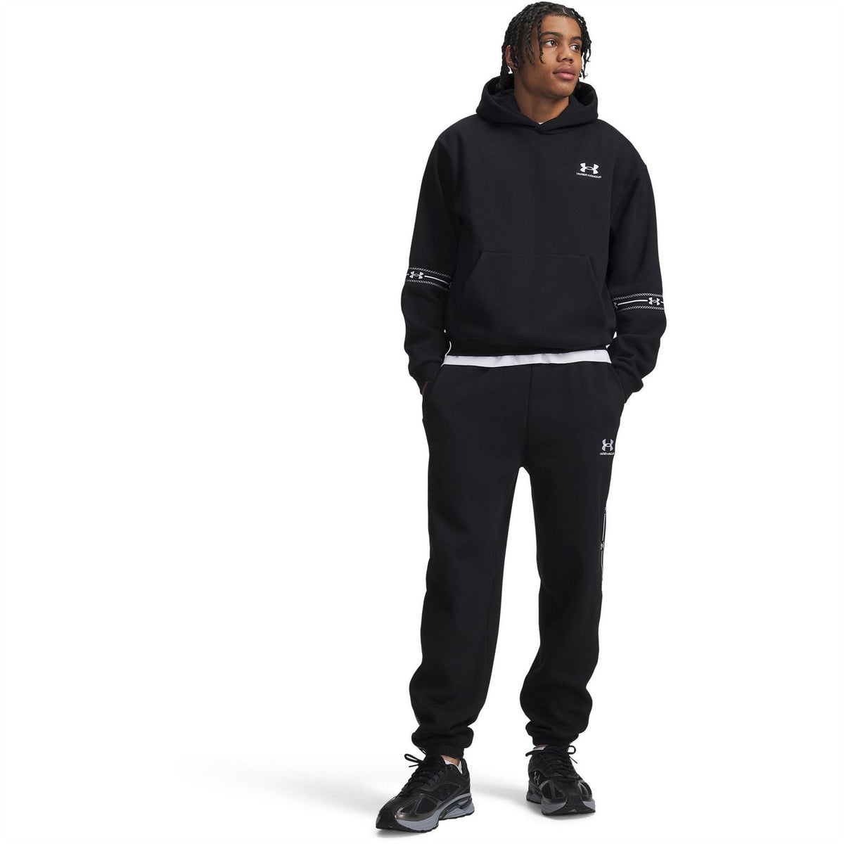 Under Armour Icon Fleece Solid Patterned Slim Joggers