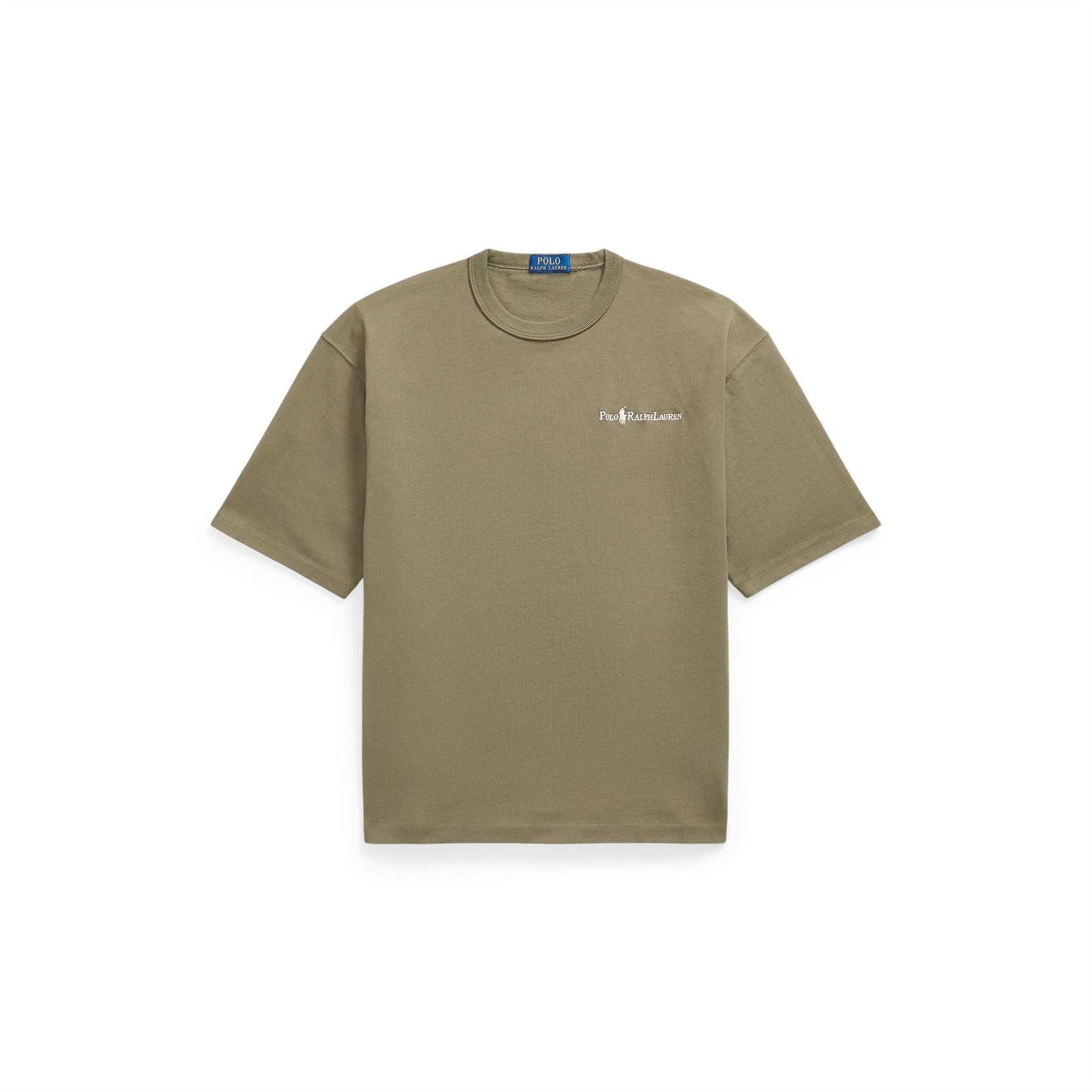 Polo Ralph Lauren Back Logo Cotton Short Sleeve Crew Neck Oversized T-Shirt