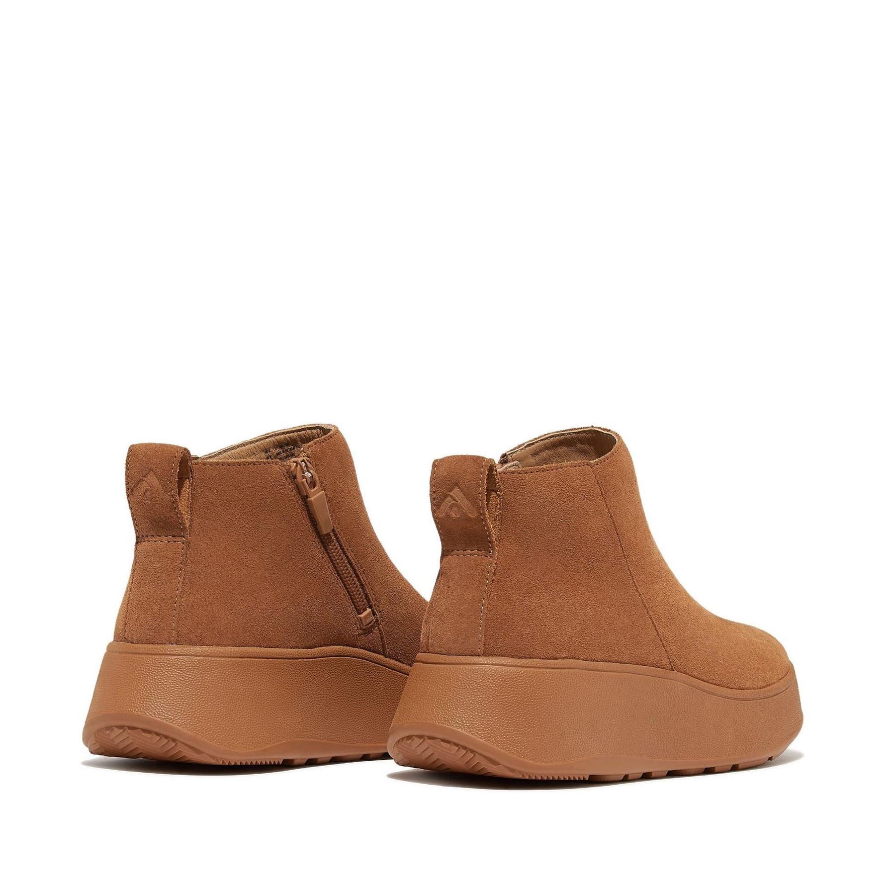 Fitflop Mode Suede Flatform Zip Ankle Boots