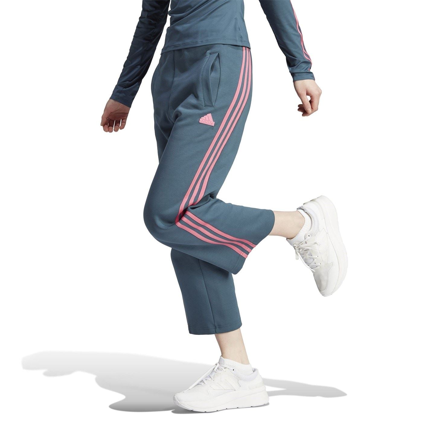 adidas Womens Future Icons 3 Stripes Tracksuit Bottoms