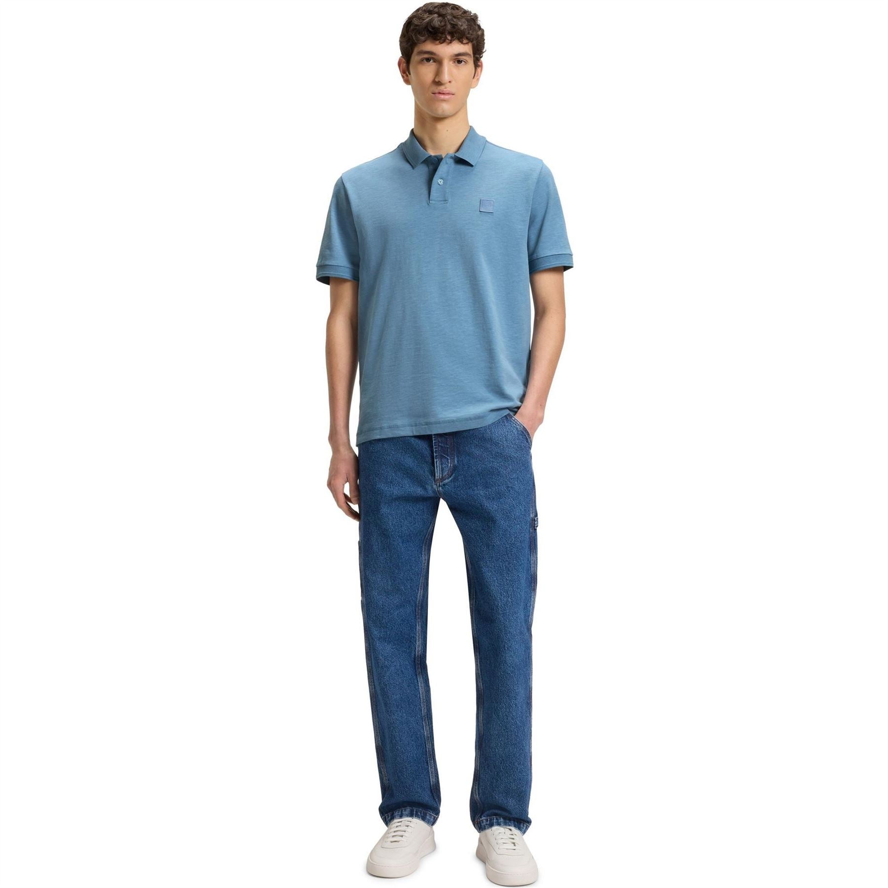 Boss Collared Neck Short Sleeve Polo Shirt