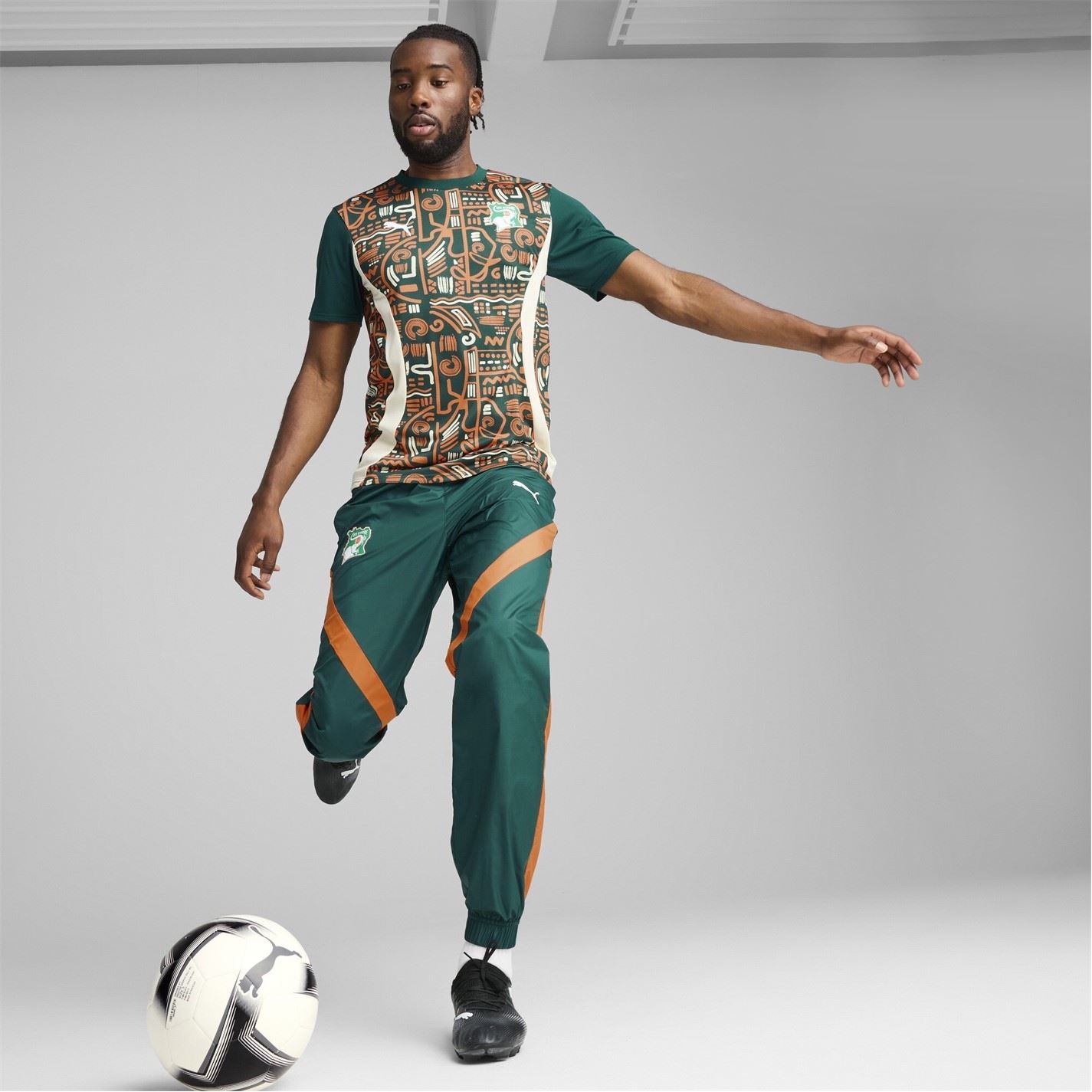 Puma Ivory Coast Pre Match Shirt 2025 Adults