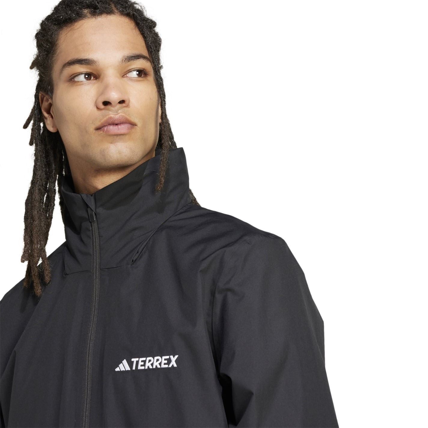 adidas Mens Terrex Multi Essentials 2 Layer Rain Jacket