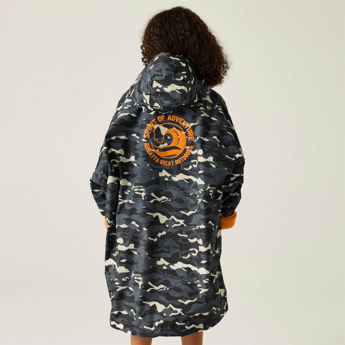 Regatta Kids Fleece Lined Oversized Fit Waterproof Robe
