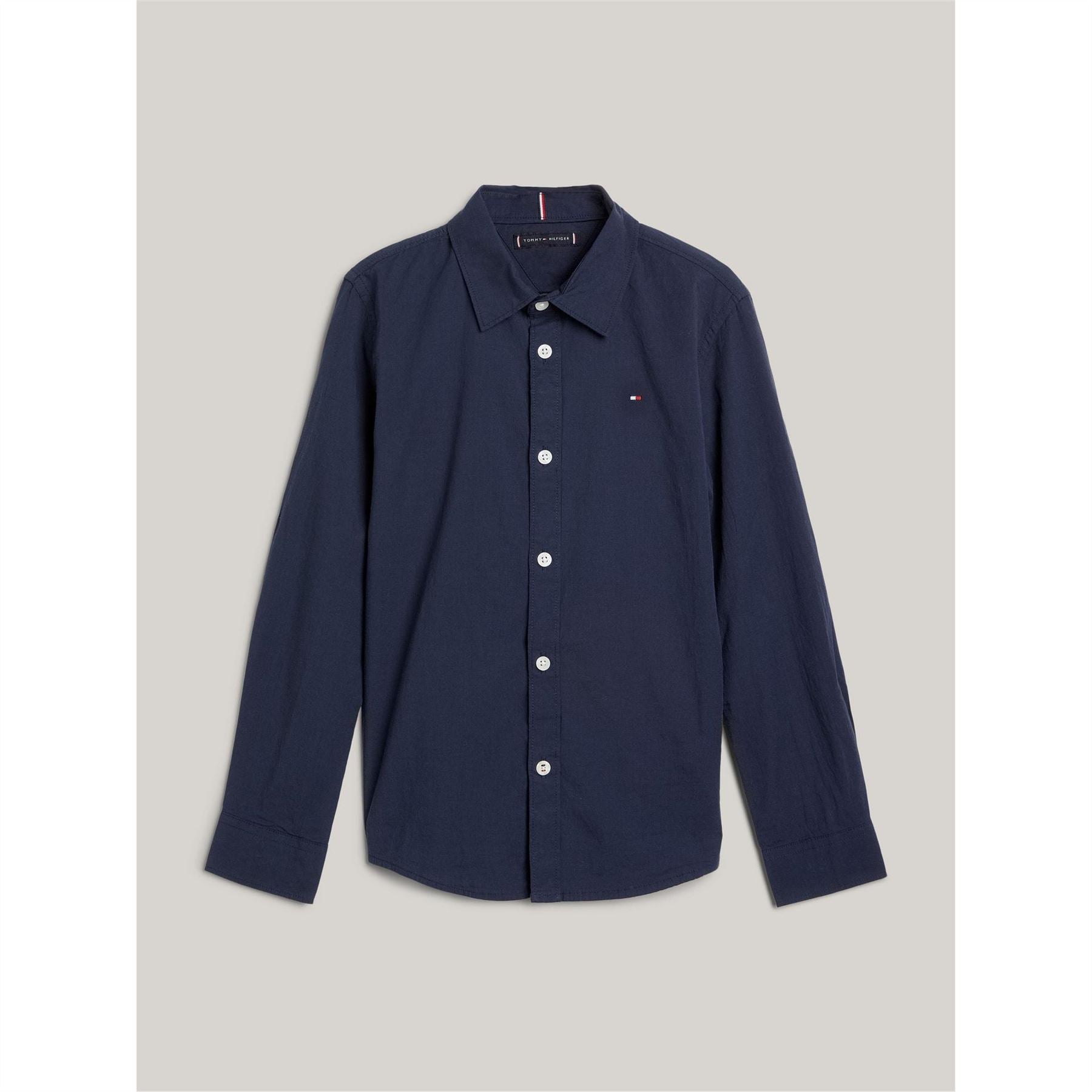 Tommy Hilfiger Regular Fit Long Sleeve Poplin Shirt