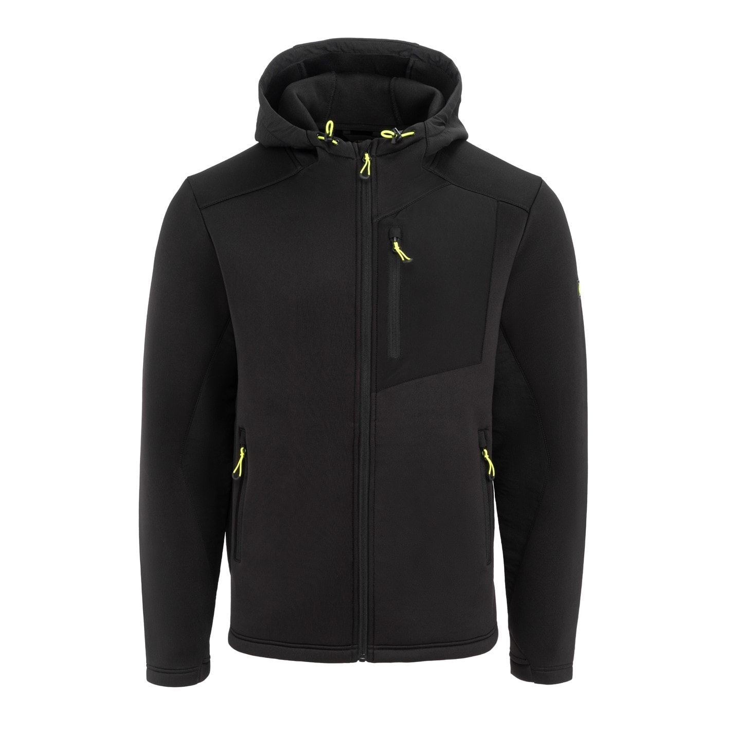 Dunlop  Hybrid Fleece Work Hi Vis Long Sleeve Softshell Jacket