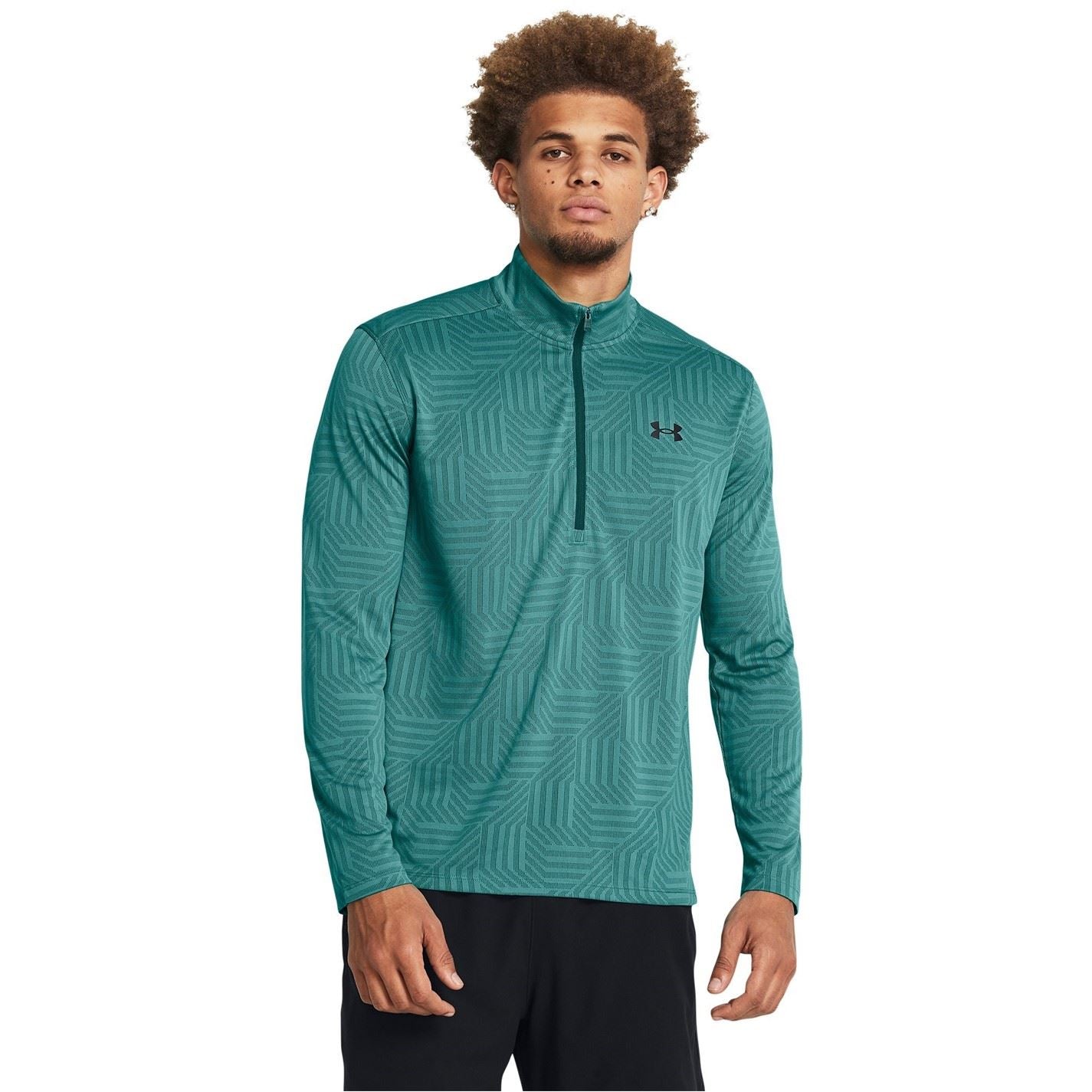 Under Armour Geotessa Tech Zip Neck Long Sleeve Sweatshirt