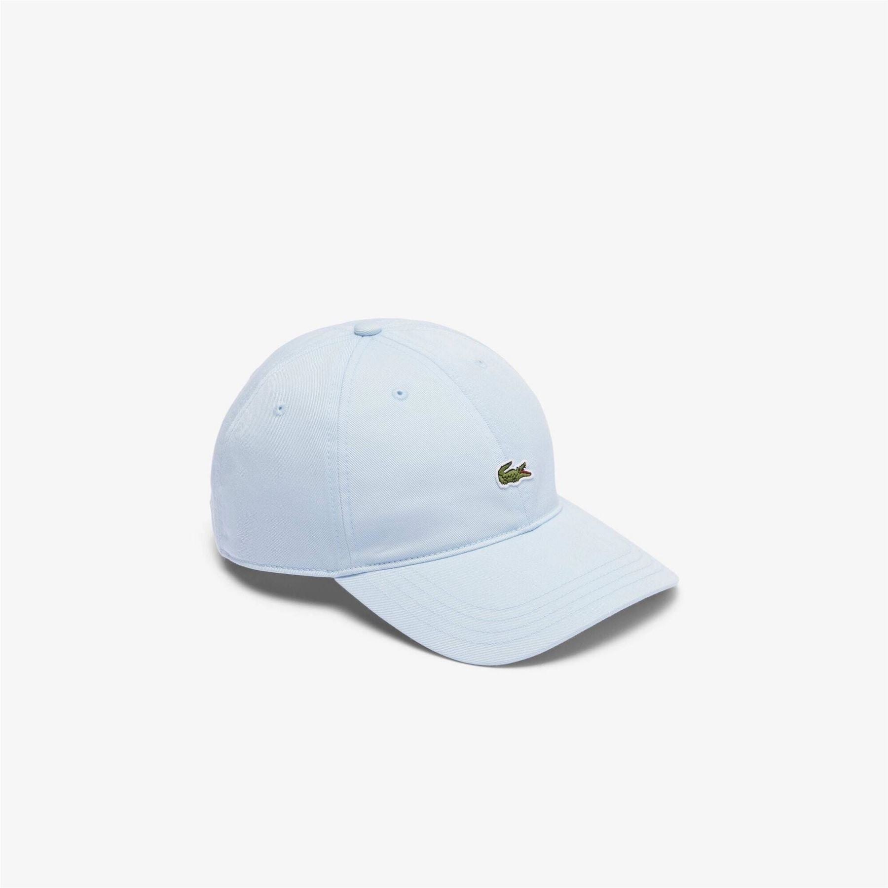 Lacoste Organic Crocodile Print Curved Brim Dad Cap