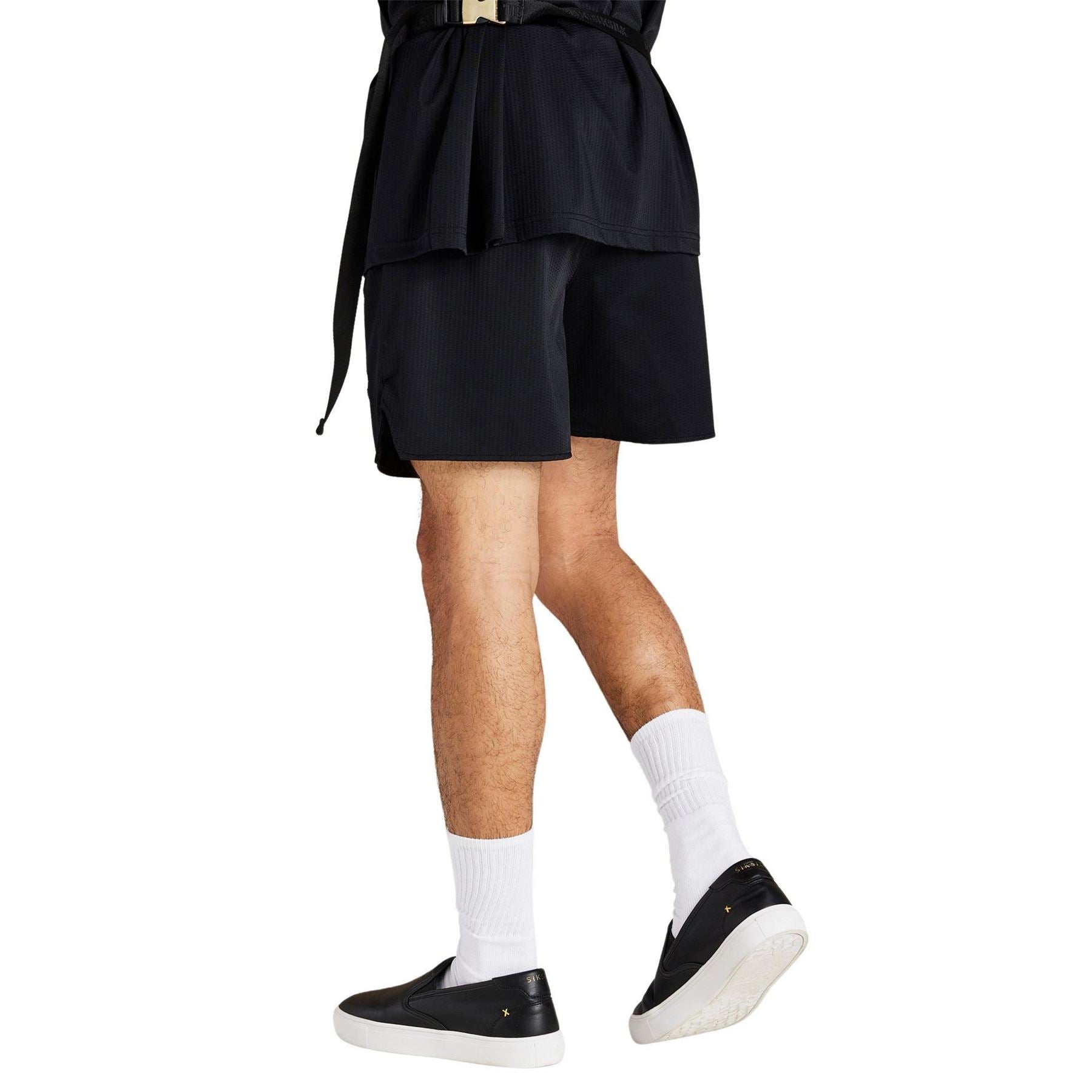 SikSilk Lettering Athletic Shorts