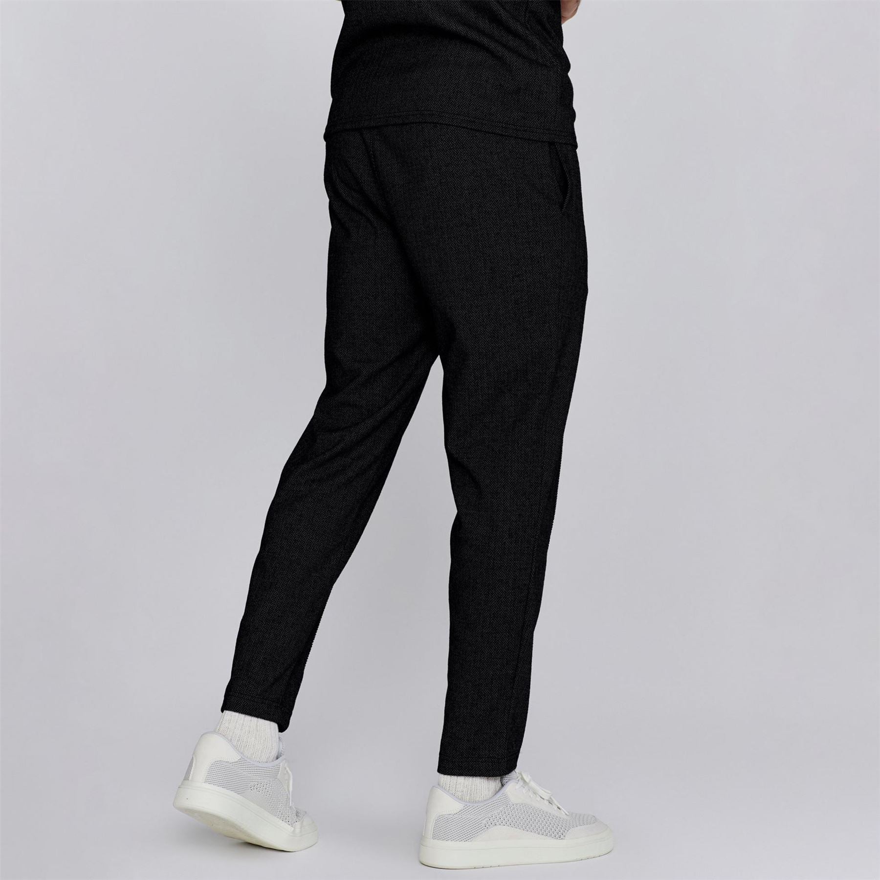 SikSilk Smart Houndstooth Straight Leg Joggers