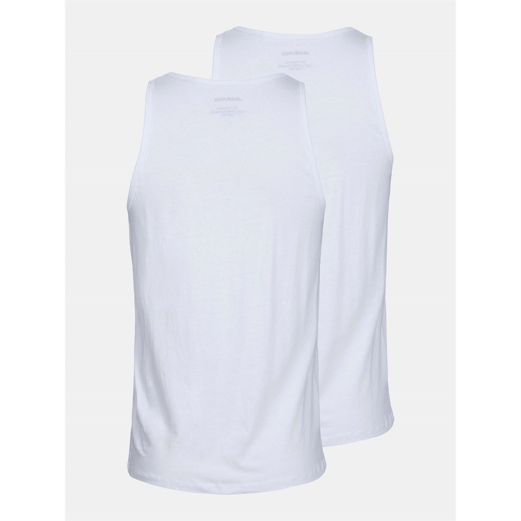 Jack and Jones 2 Pack Sleeveless Vest