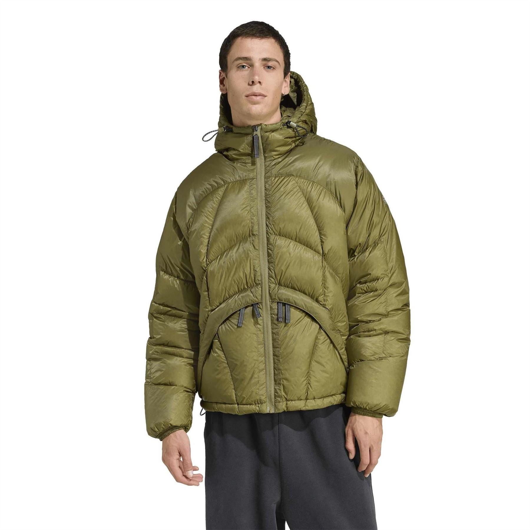 adidas Eqt Full Zip Hooded Short Puffer Jacket