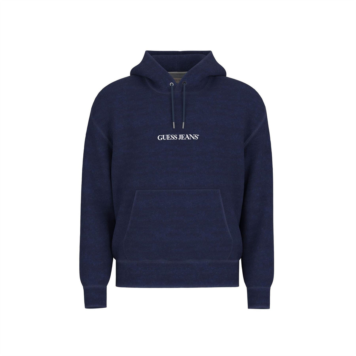 Guess Logo Print Hooded Neck Sweatshirt