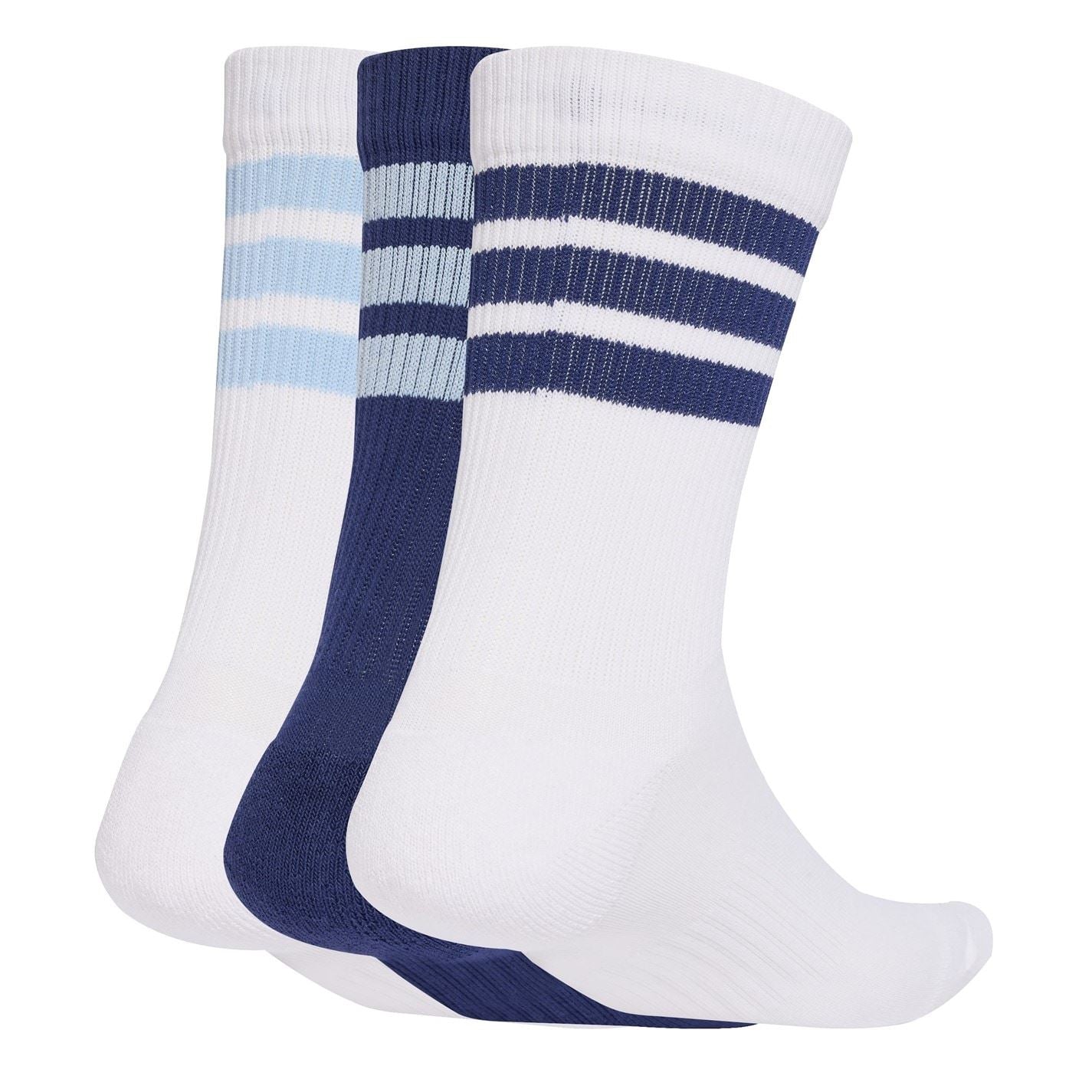 adidas 3 Pack Crew Socks Adults