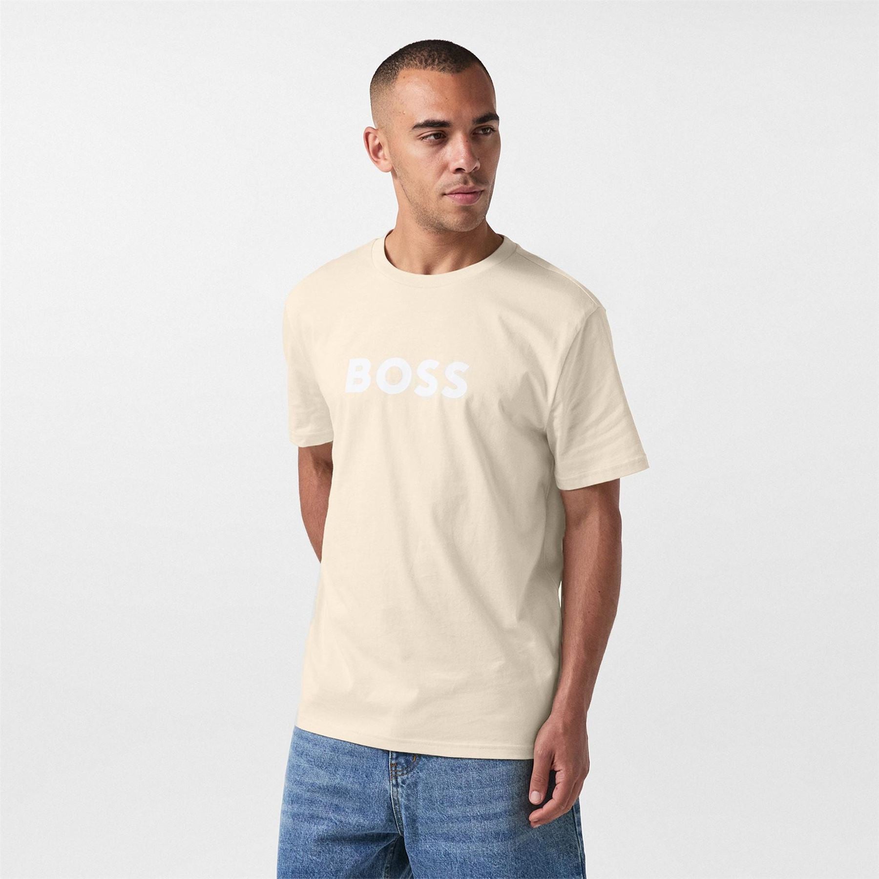 Boss BOSS Bodywear Short Sleeve T Shirt with Logo Print Detail