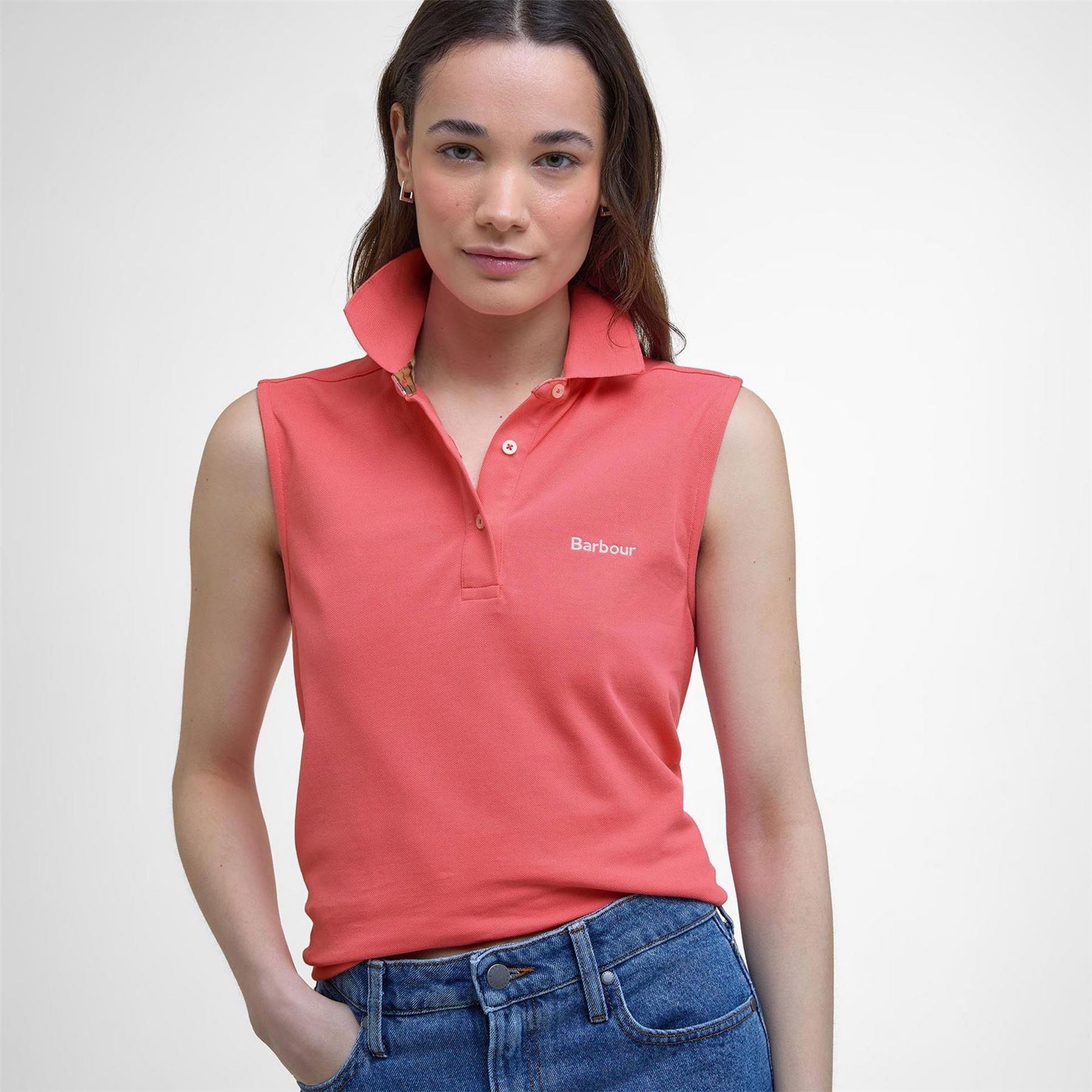 Barbour Sleeveless Polo Shirt