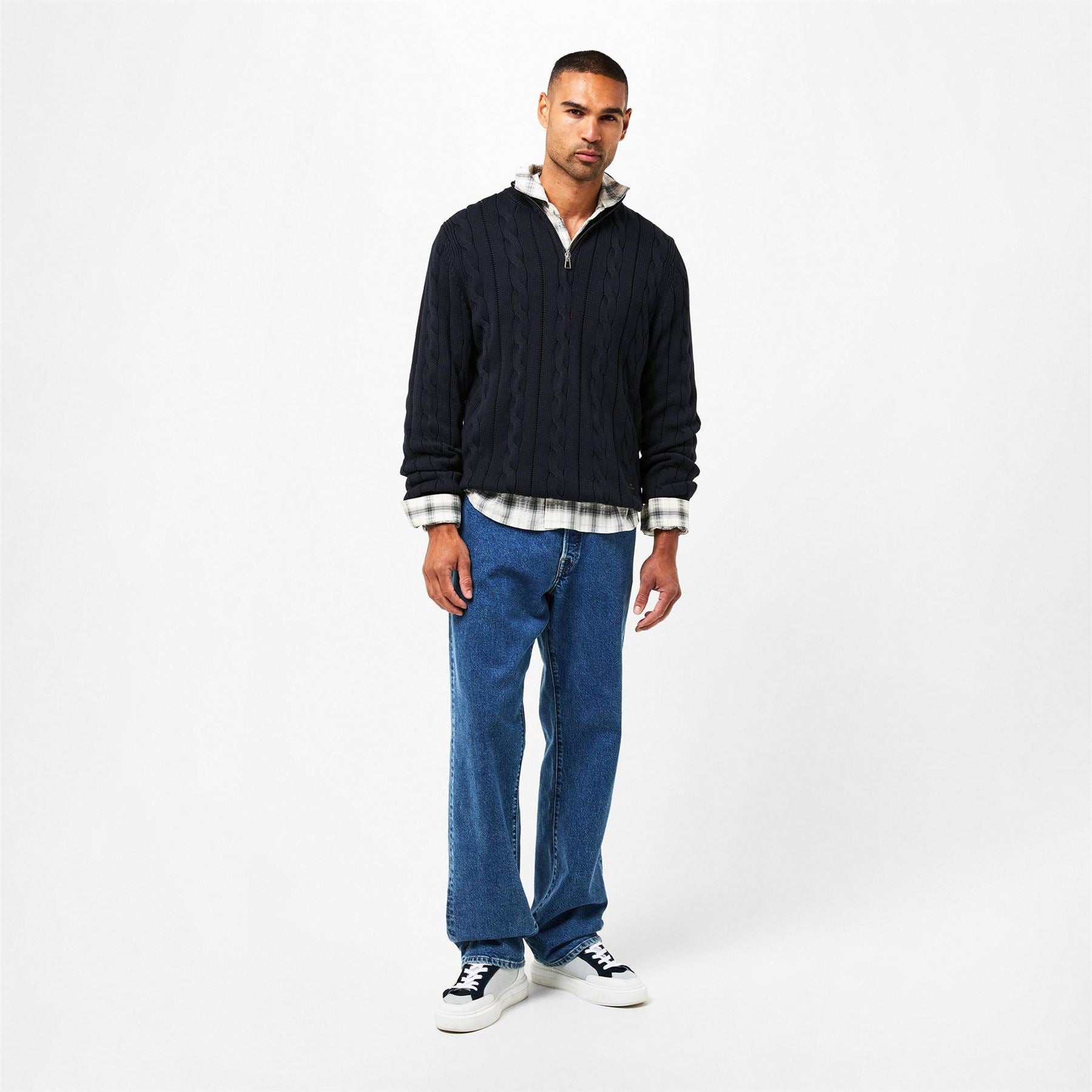 PS Paul Smith Cable Crew Neck Jumper