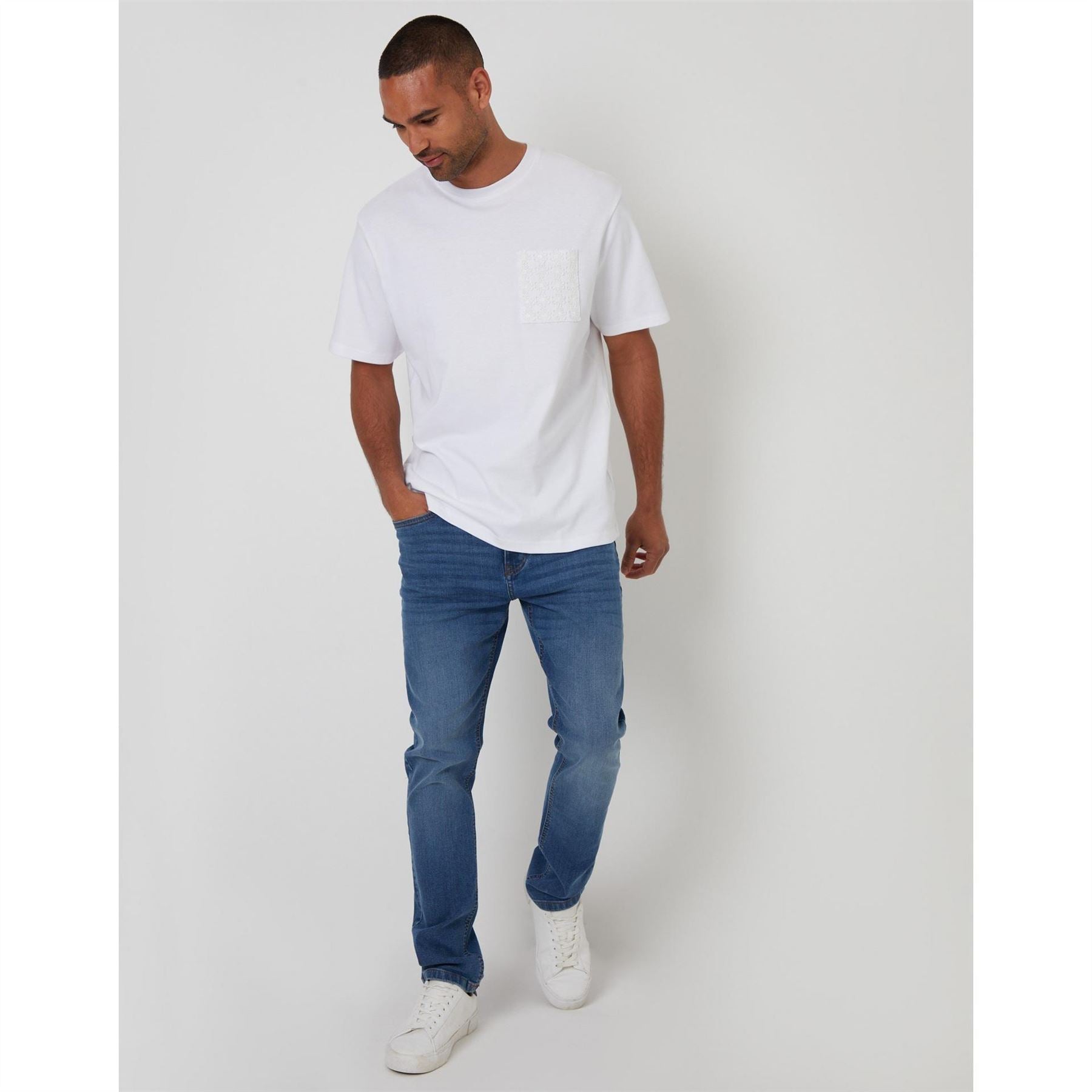 Threadbare Hyde Regular Fit Crew Neck T-Shirt