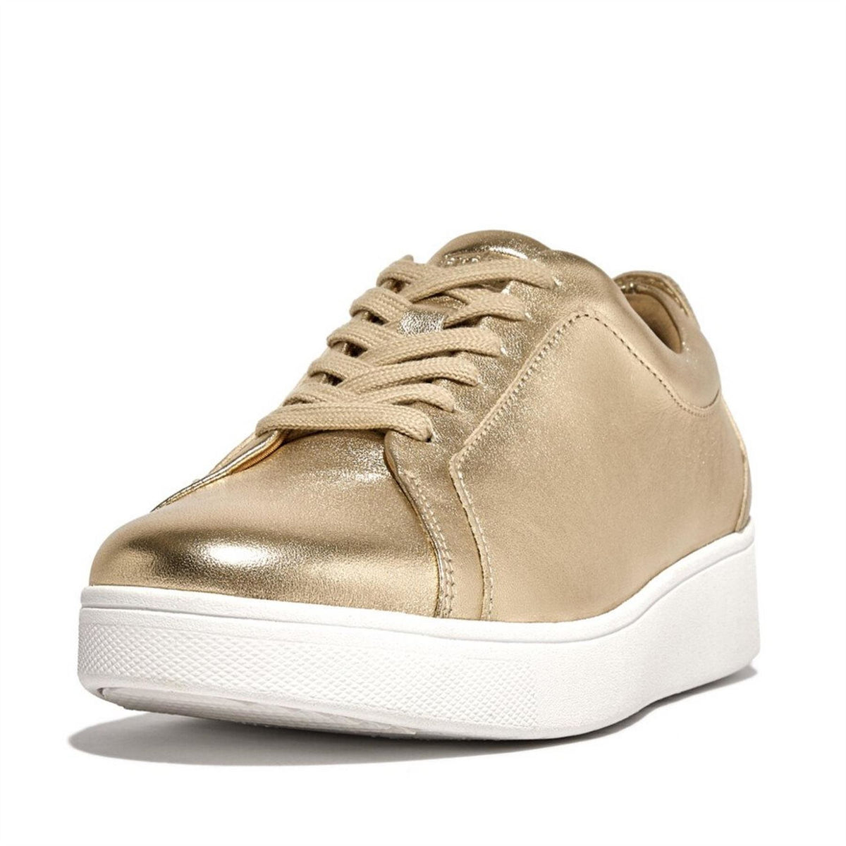 FitFlop Flowease Metallic Lace-Up Sneakers