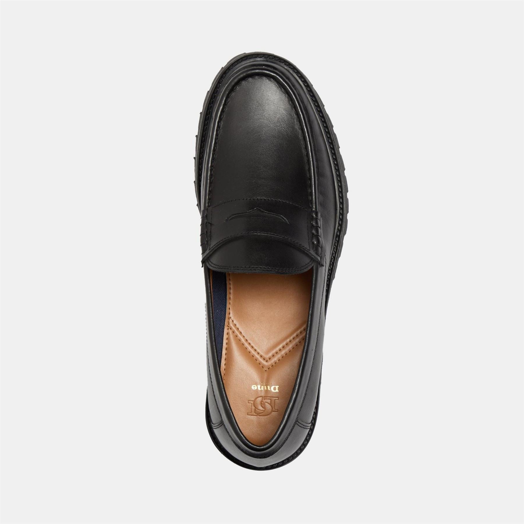 Dune London Lo Bladen Penny Loafers with Moc Toe