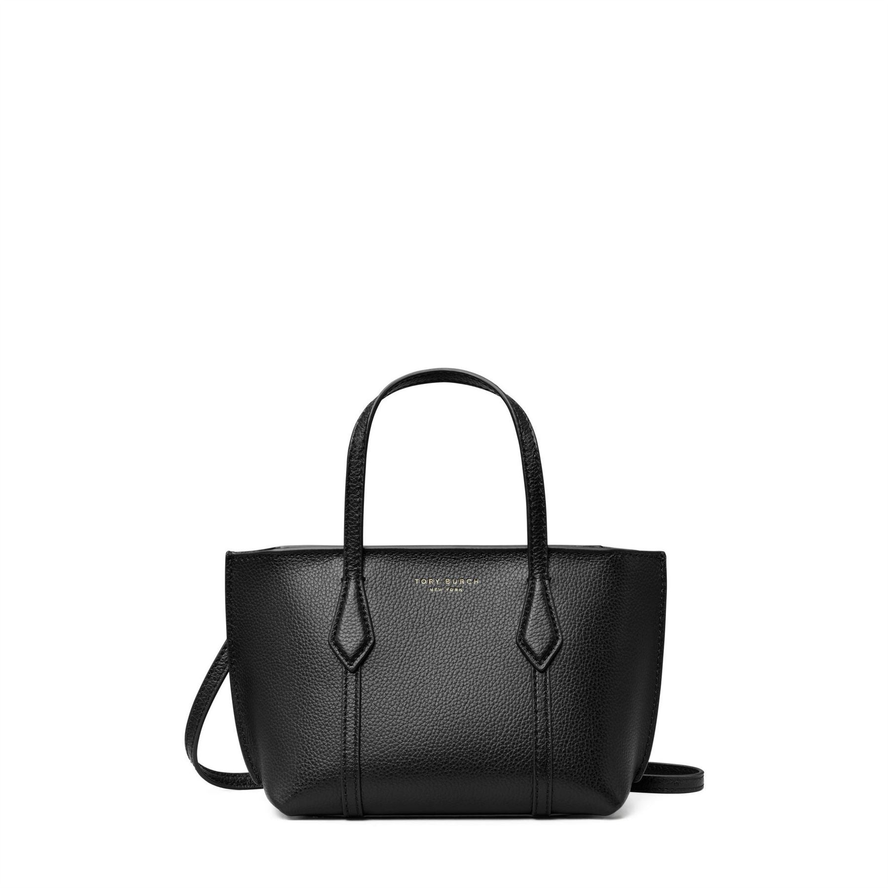 Tory Burch Perry Mini Rectangle Shape Tote Bag with Logo