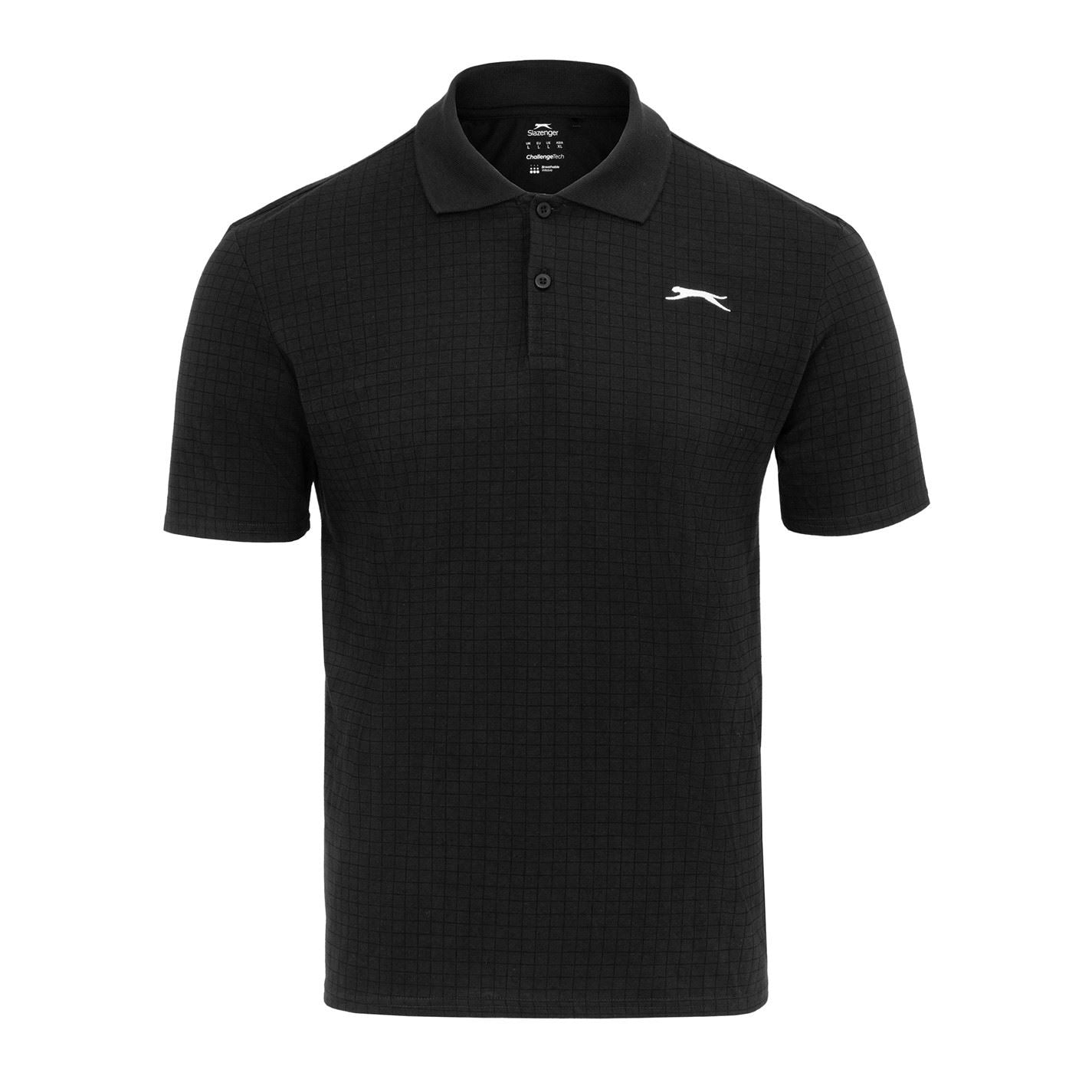 Slazenger Mens Check Golf Polo
