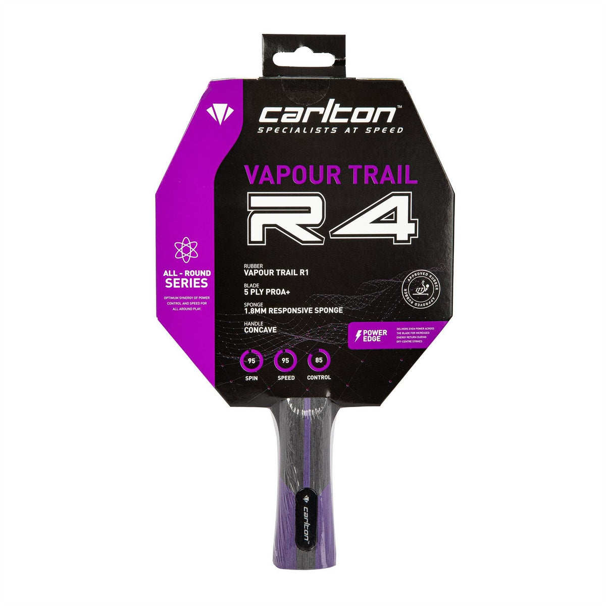 Carlton Trail R4 Table Tennis Bat Adults