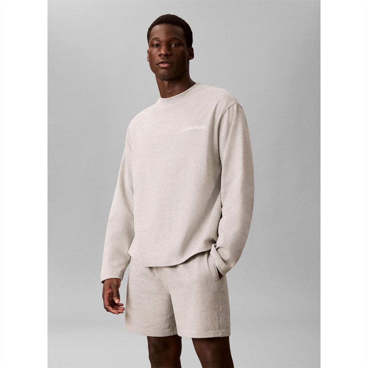Calvin Klein Lounge Long Sleeve Cotton T-Shirt
