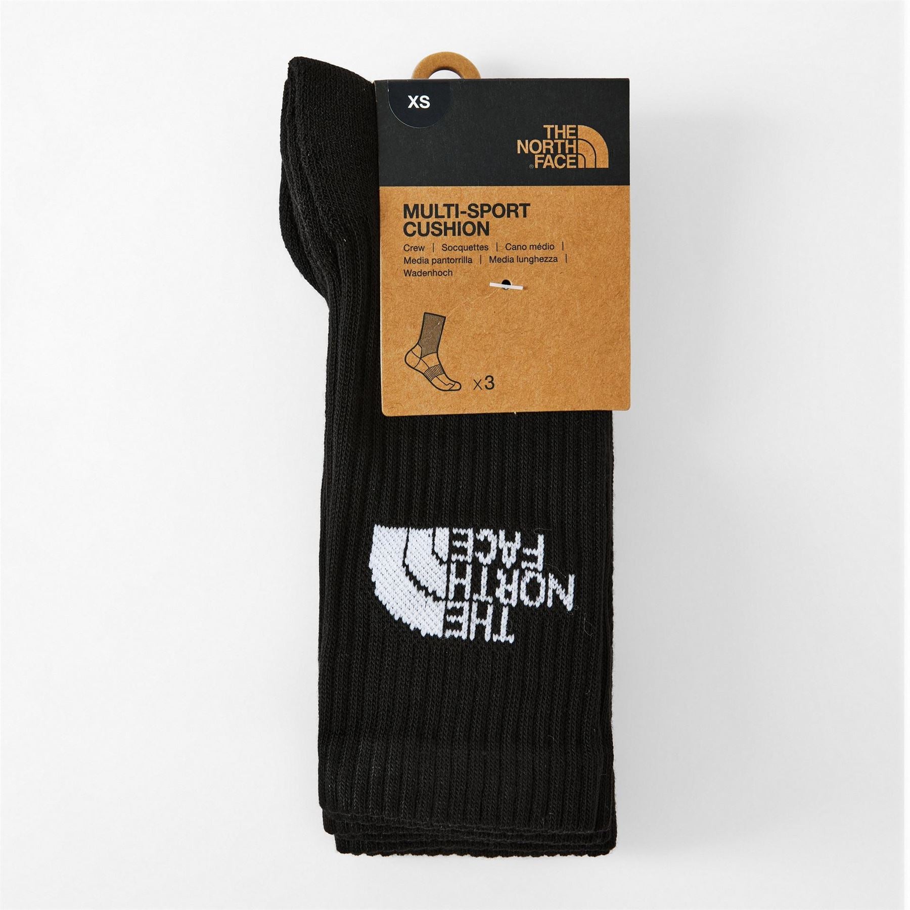 The North Face North Face Multi Sport Cush Crew Sock 3p Tnf B