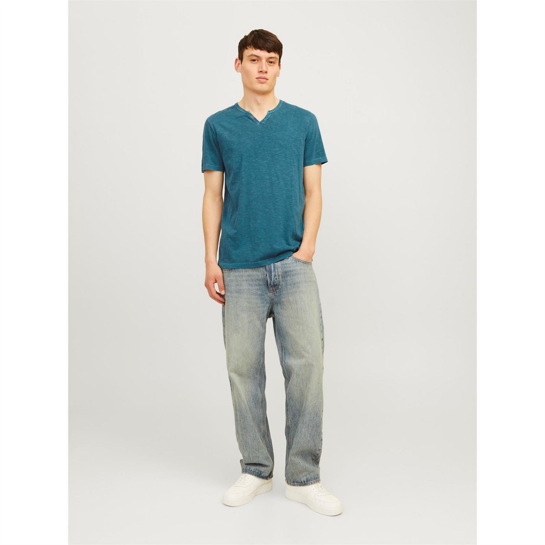Jack and Jones V-Neck Regular Fit Short Sleeve T-Shirt