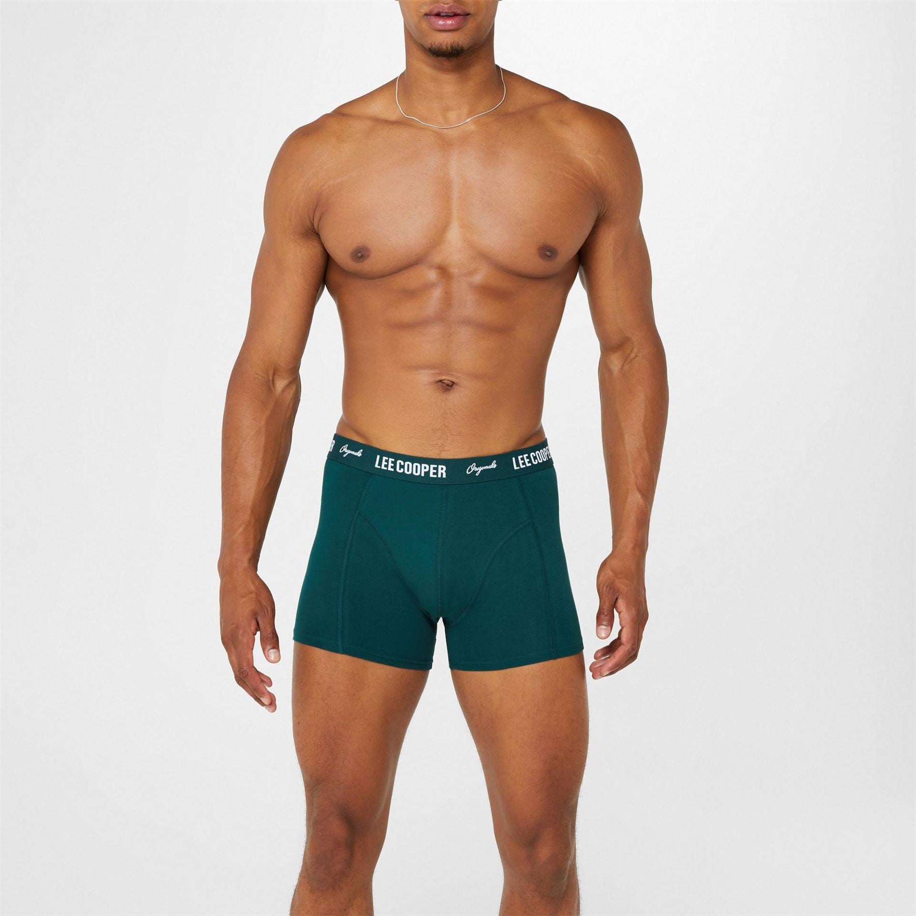 Lee Cooper Mens Cooper Essential Boxer Trunk 5 Pack