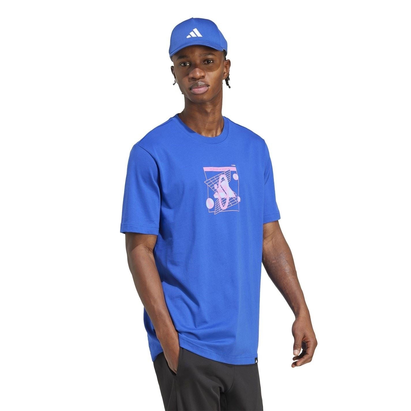 adidas Mens Essentials Single Jersey Logo T-Shirt