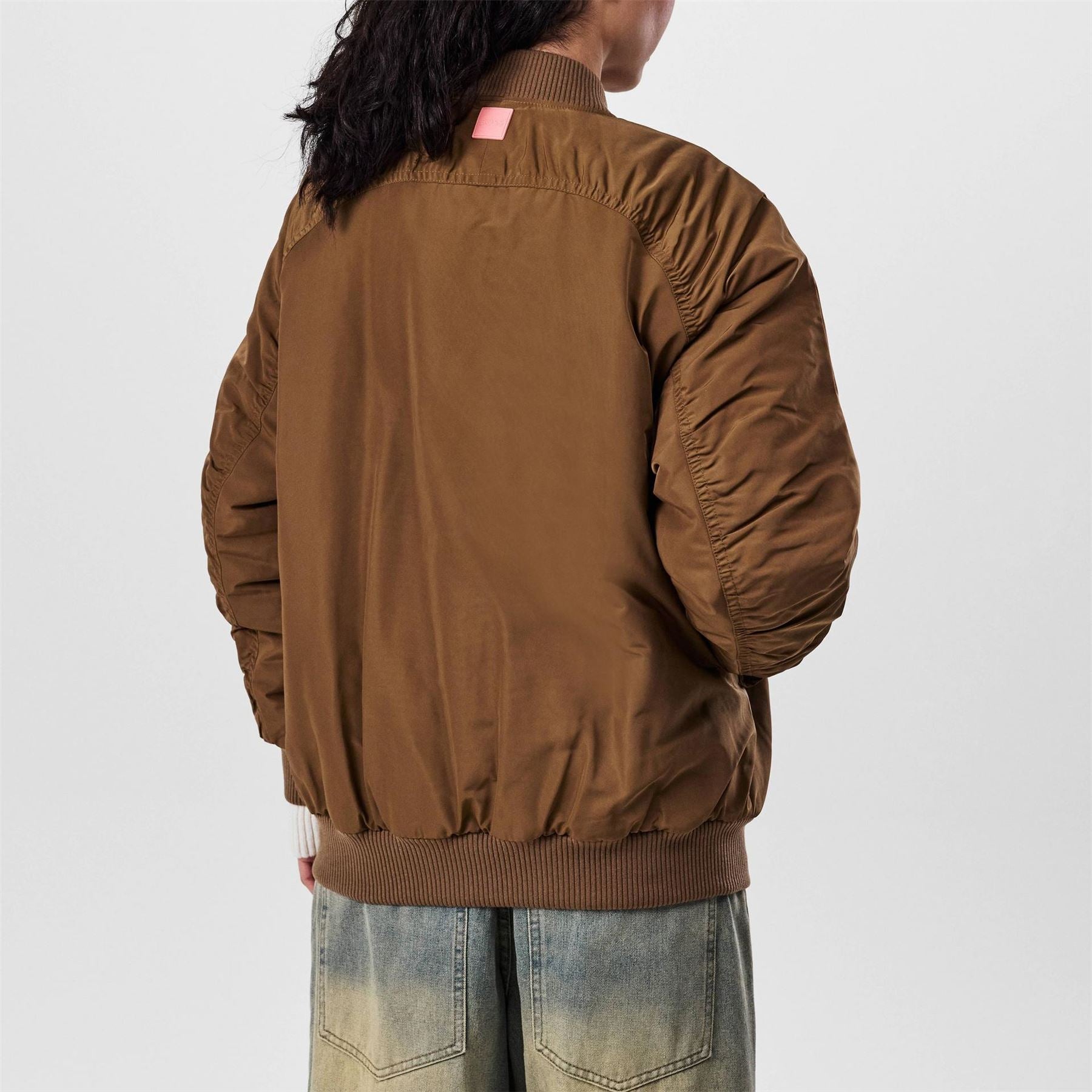 Boss BOSS ORANGE Bomber Parker Jacket with Logo Detail