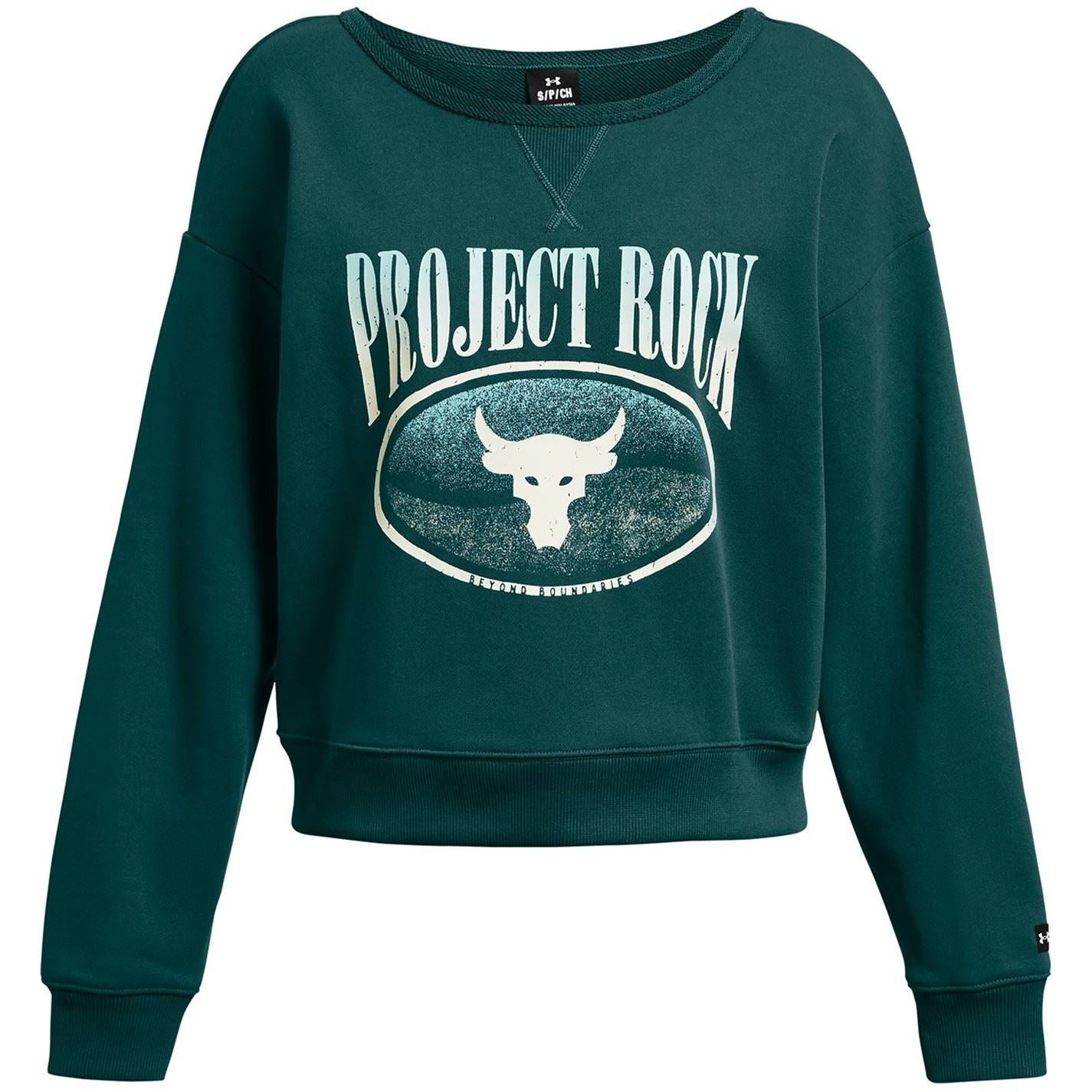 Under Armour Terry Relaxed Fit Drop Shoulder Long Sleeve Sweatshirt