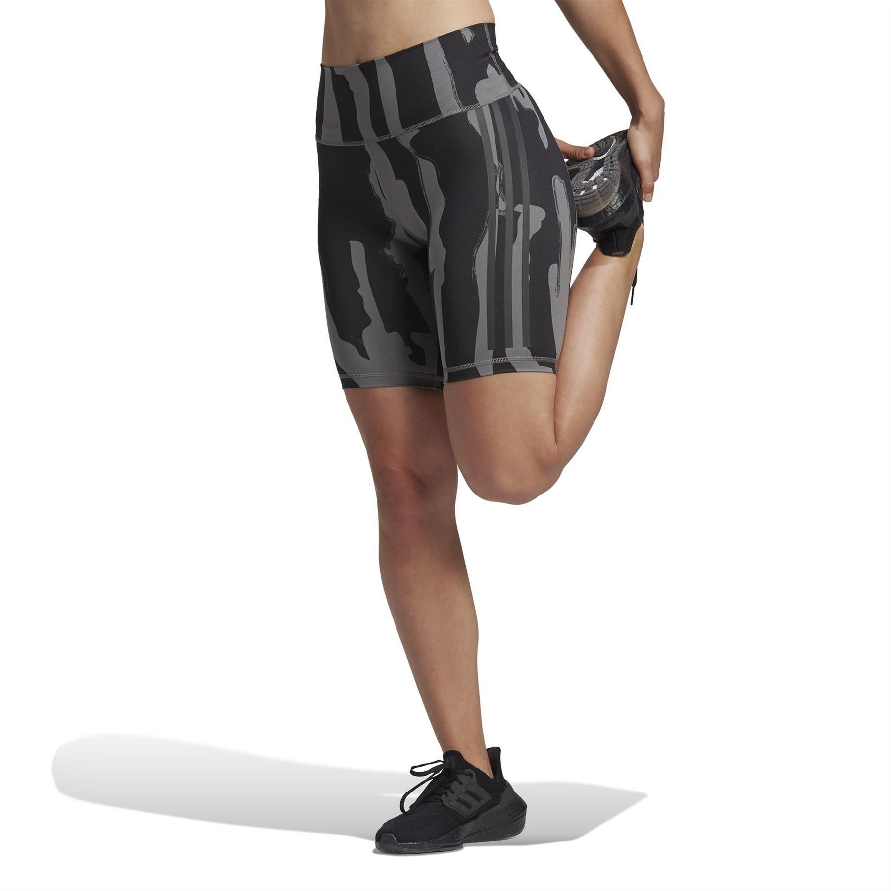 adidas Originals Snug Fit Biking Graphic Print Shorts