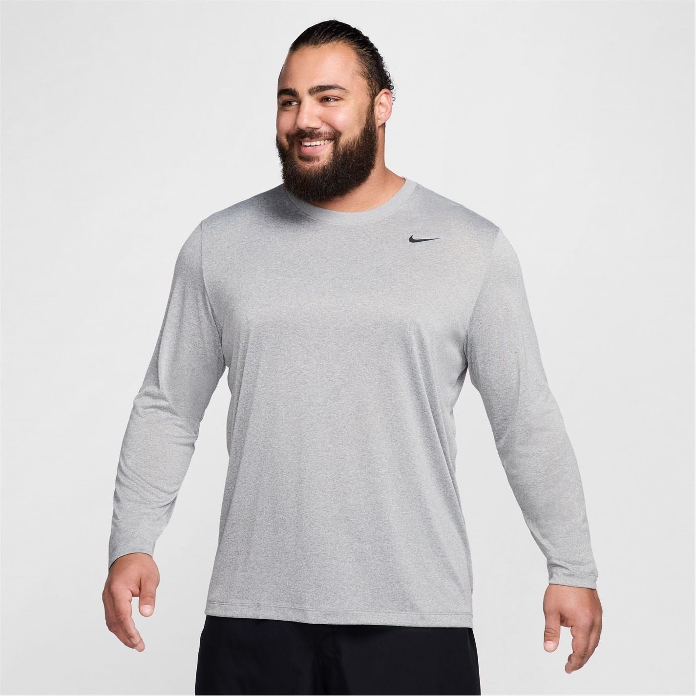 Nike Legend Long Sleeve Crew Neck T-Shirt