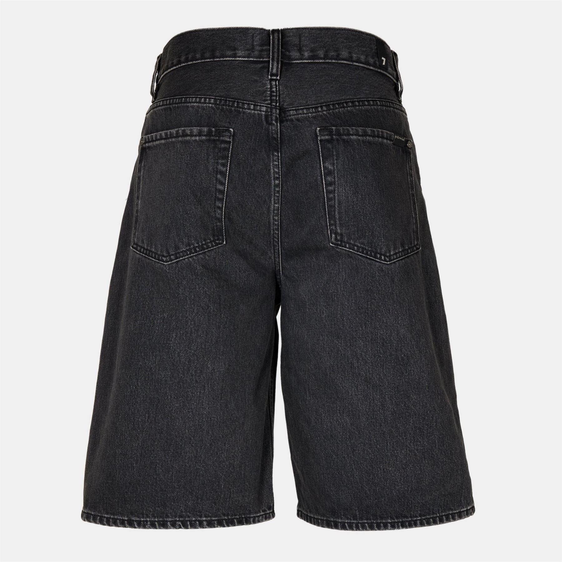 7 For All Mankind Wide Fit Denim Bermuda Shorts