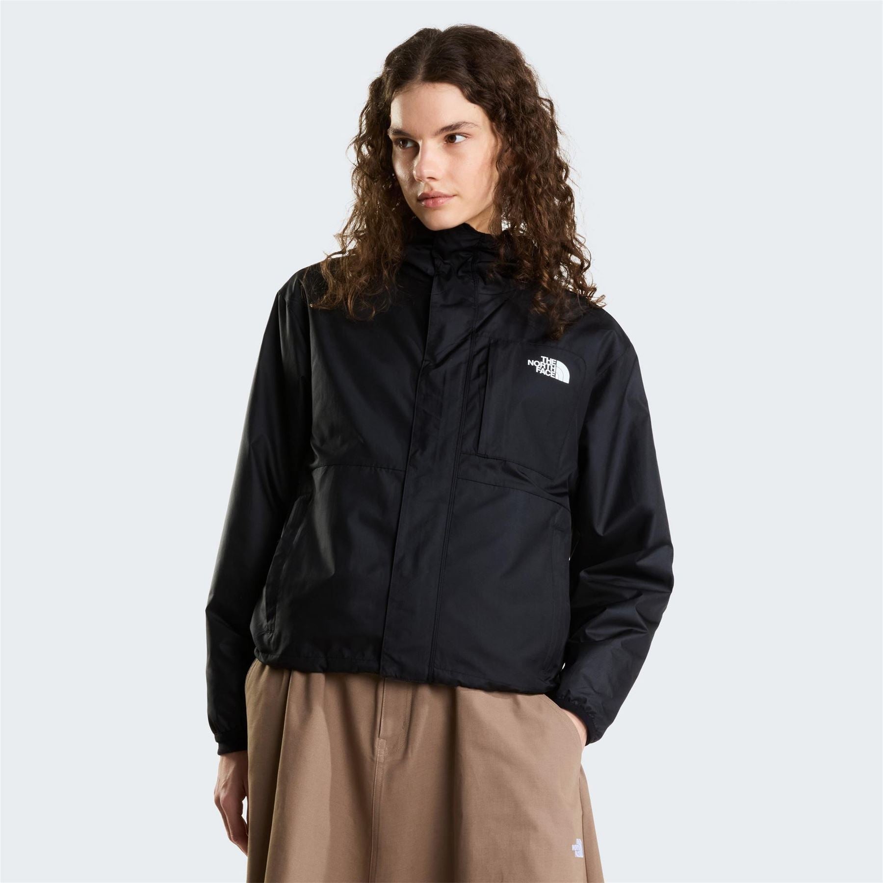 The North Face Nuketo Color Block Hooded Snap Button Softshell Windbreaker