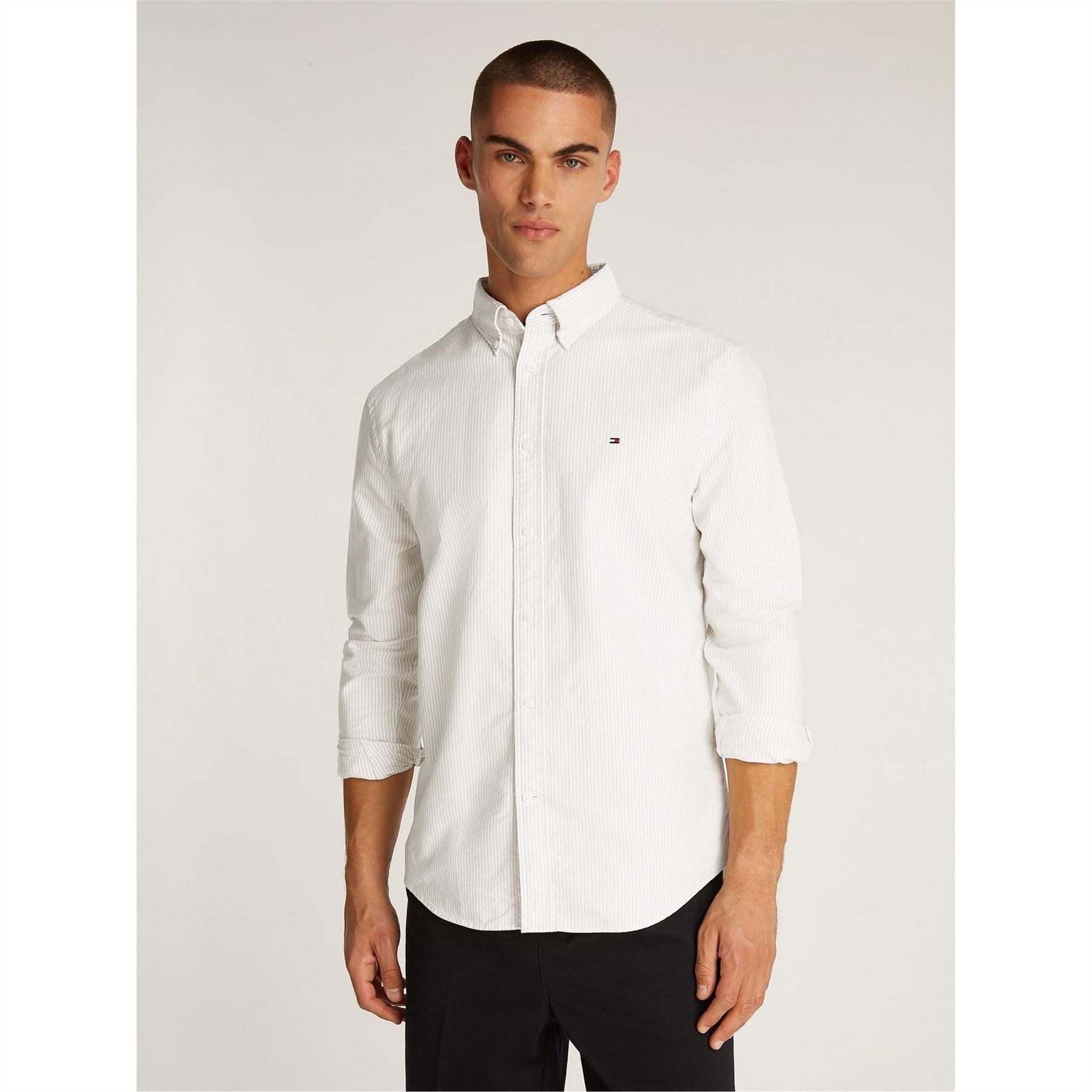 Tommy Hilfiger 1985 Flex Oxford Stripe  Shirt